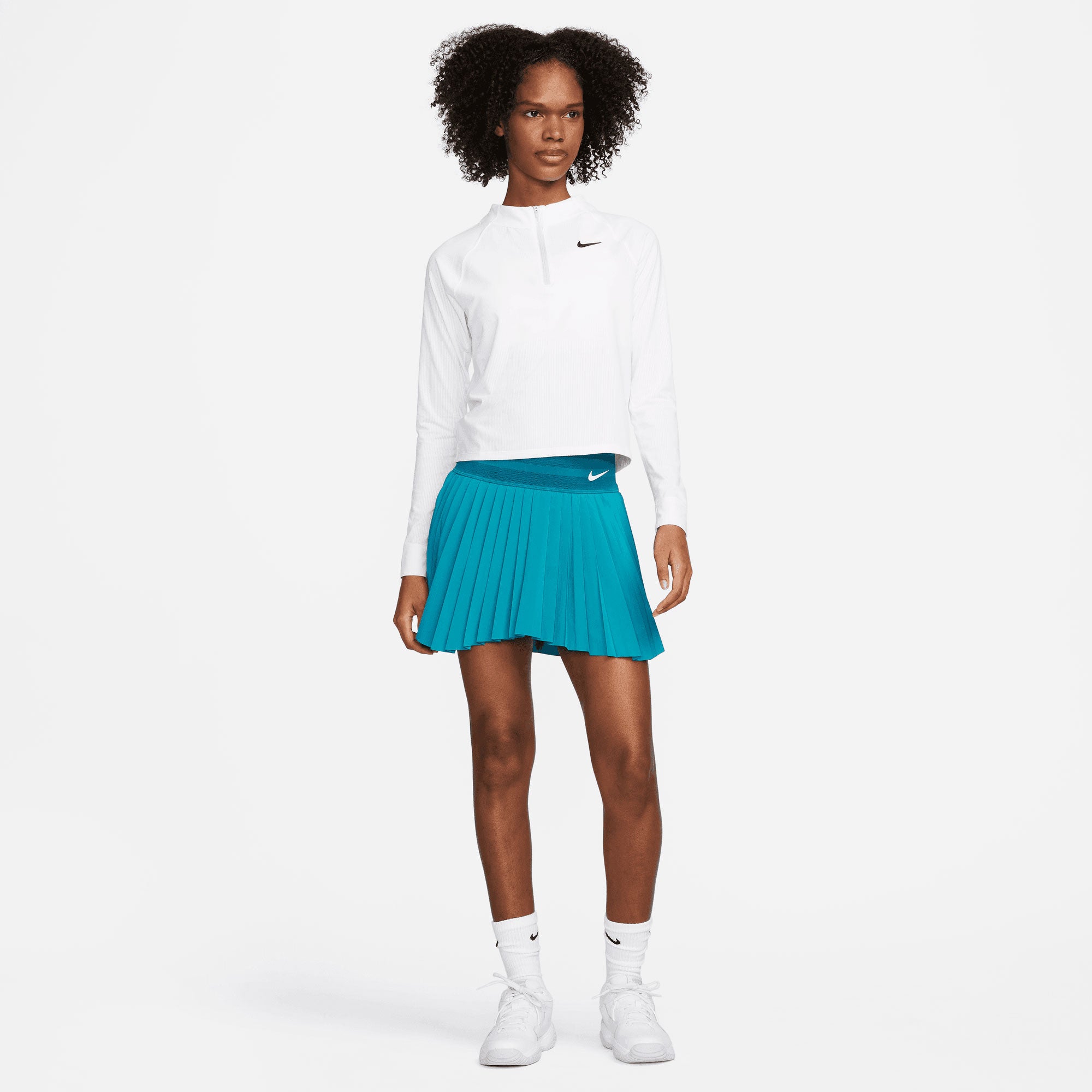 NikeCourt Dri-FIT Slam Melbourne Women's Tennis Skirt Green (6)