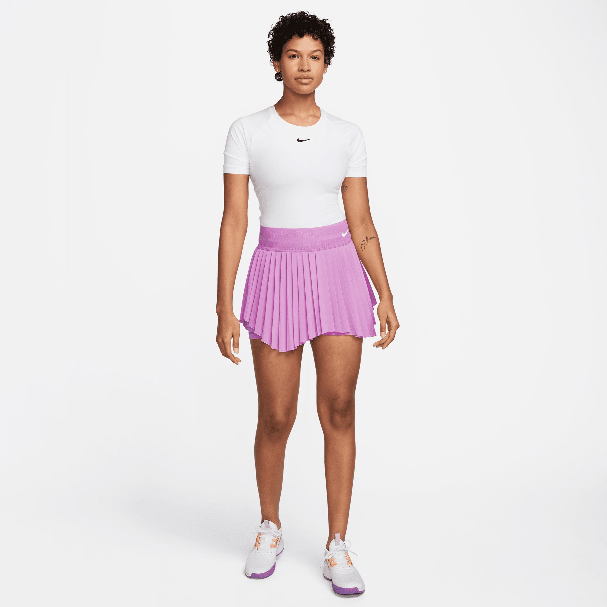 NikeCourt Dri-FIT Slam Melbourne Women's Tennis Skirt Purple (5)
