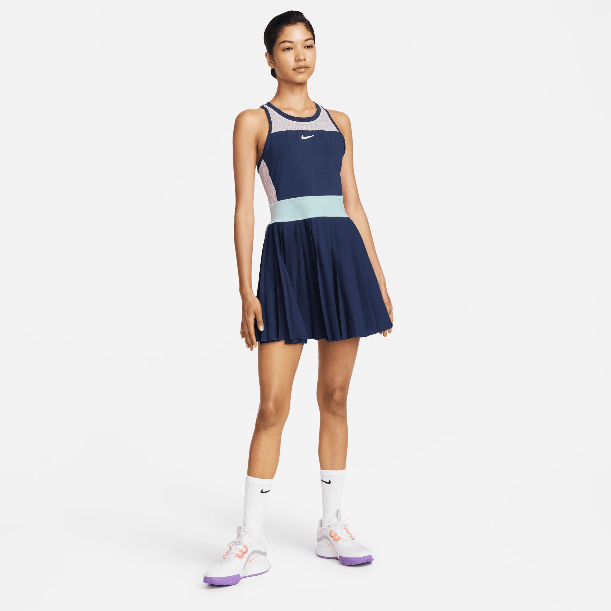 NikeCourt Dri-FIT Slam New York Women's Tennis Dress Blue (4)
