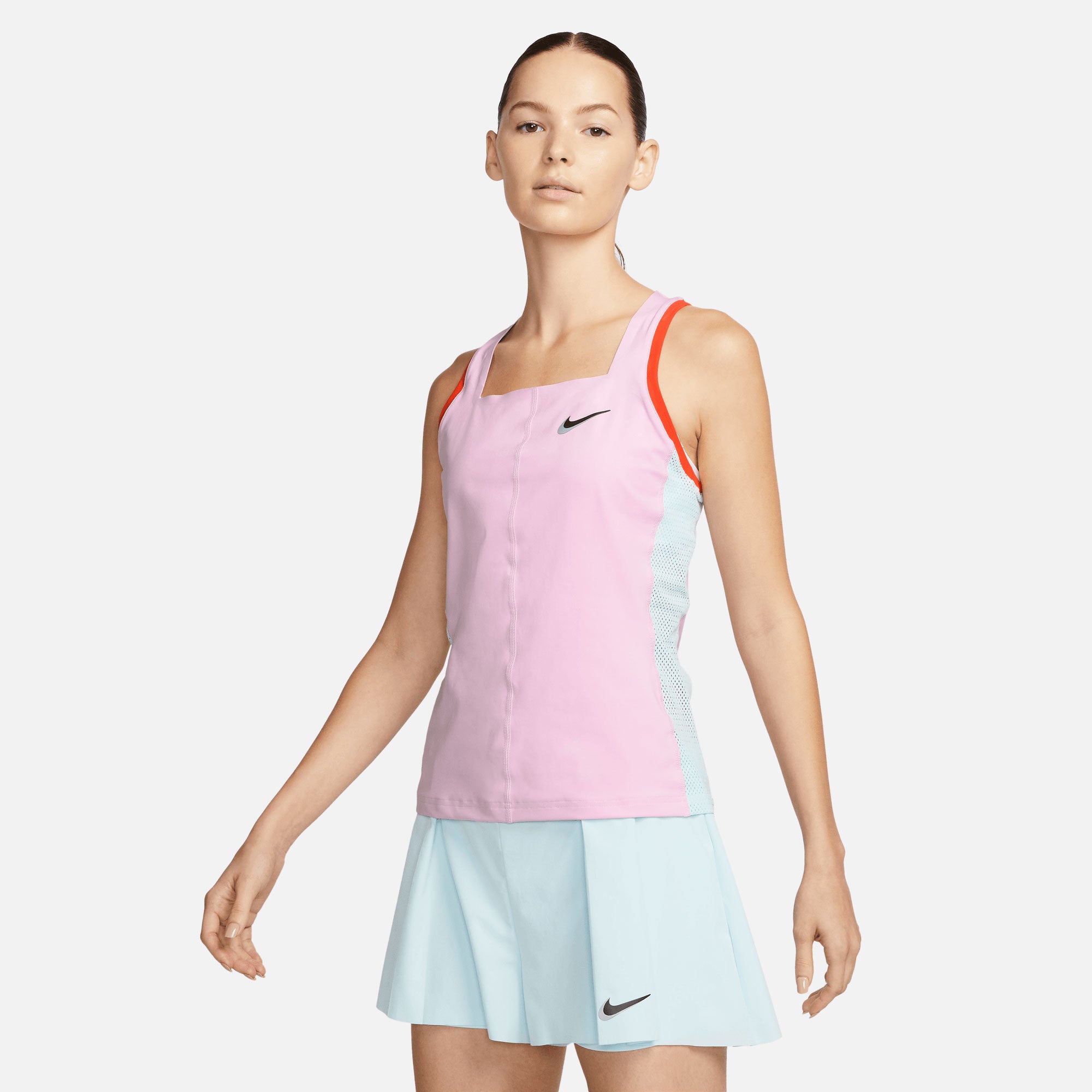 NikeCourt Dri-FIT Slam New York Women's Tennis Tank Pink (1)