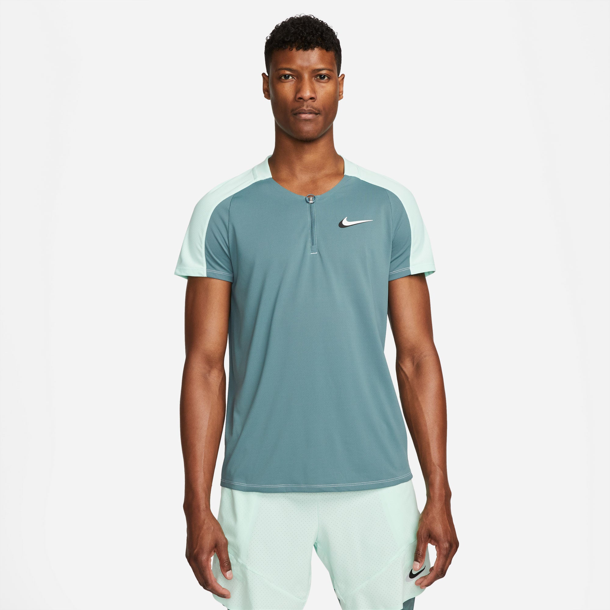 NikeCourt Dri-FIT Slam Paris Men's Tennis Polo Green (1)