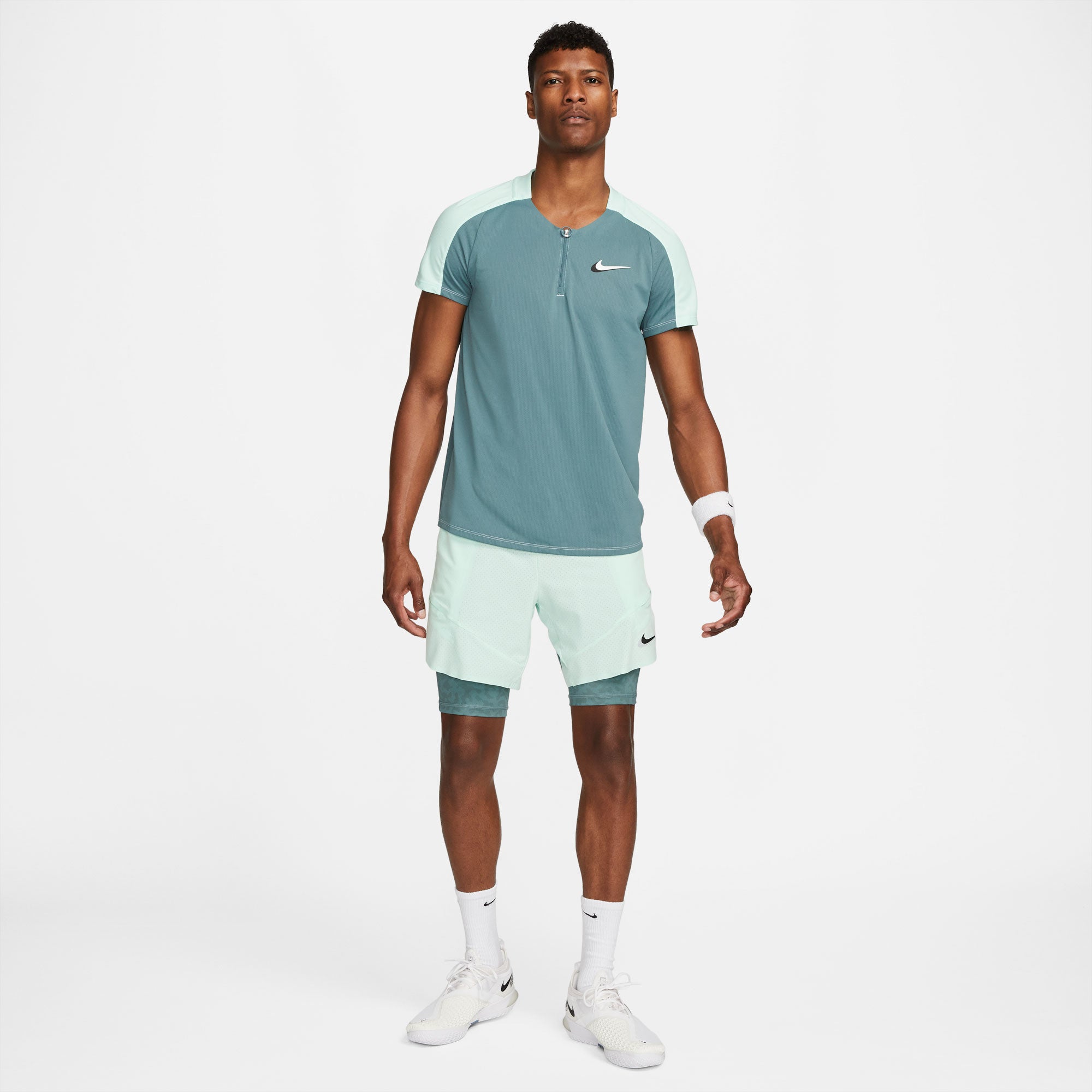 NikeCourt Dri-FIT Slam Paris Men's Tennis Polo Green (4)