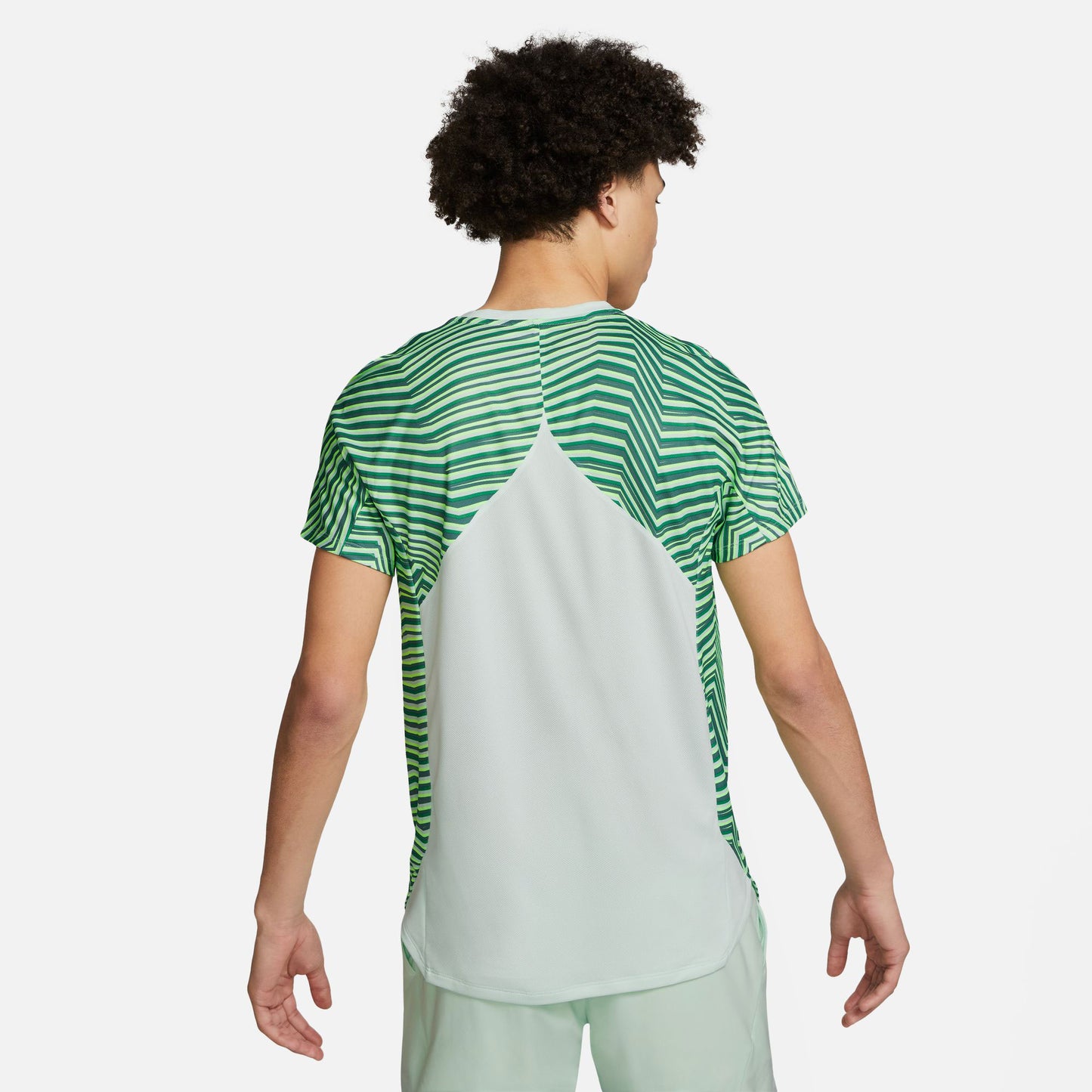 NikeCourt Dri-FIT Slam Paris Men's Tennis Shirt Green (2)