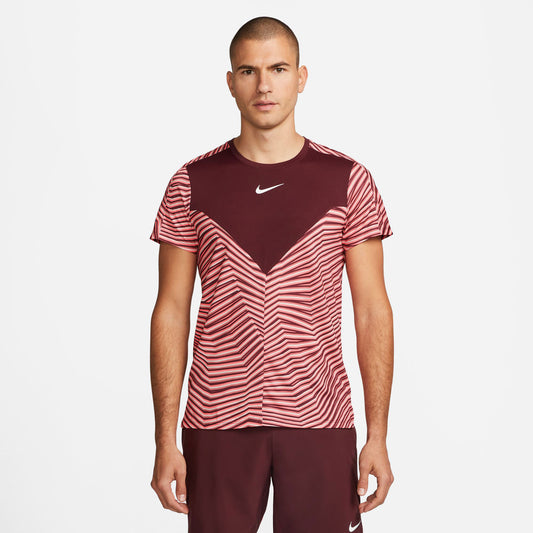 NikeCourt Dri-FIT Slam Paris Men's Tennis Shirt Red (1)