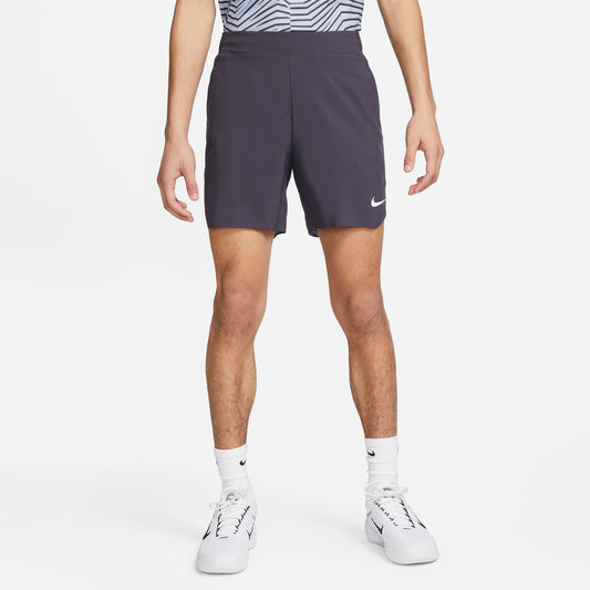 NikeCourt Dri-FIT Slam Paris Men's Tennis Shorts Grey (1)