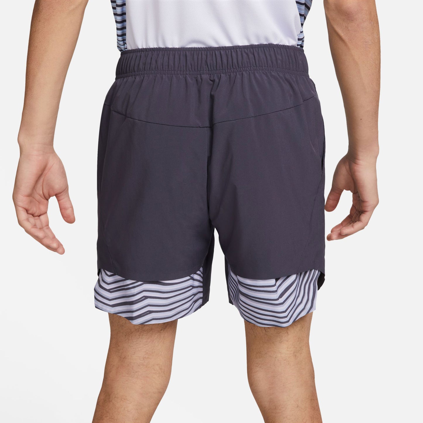 NikeCourt Dri-FIT Slam Paris Men's Tennis Shorts Grey (2)