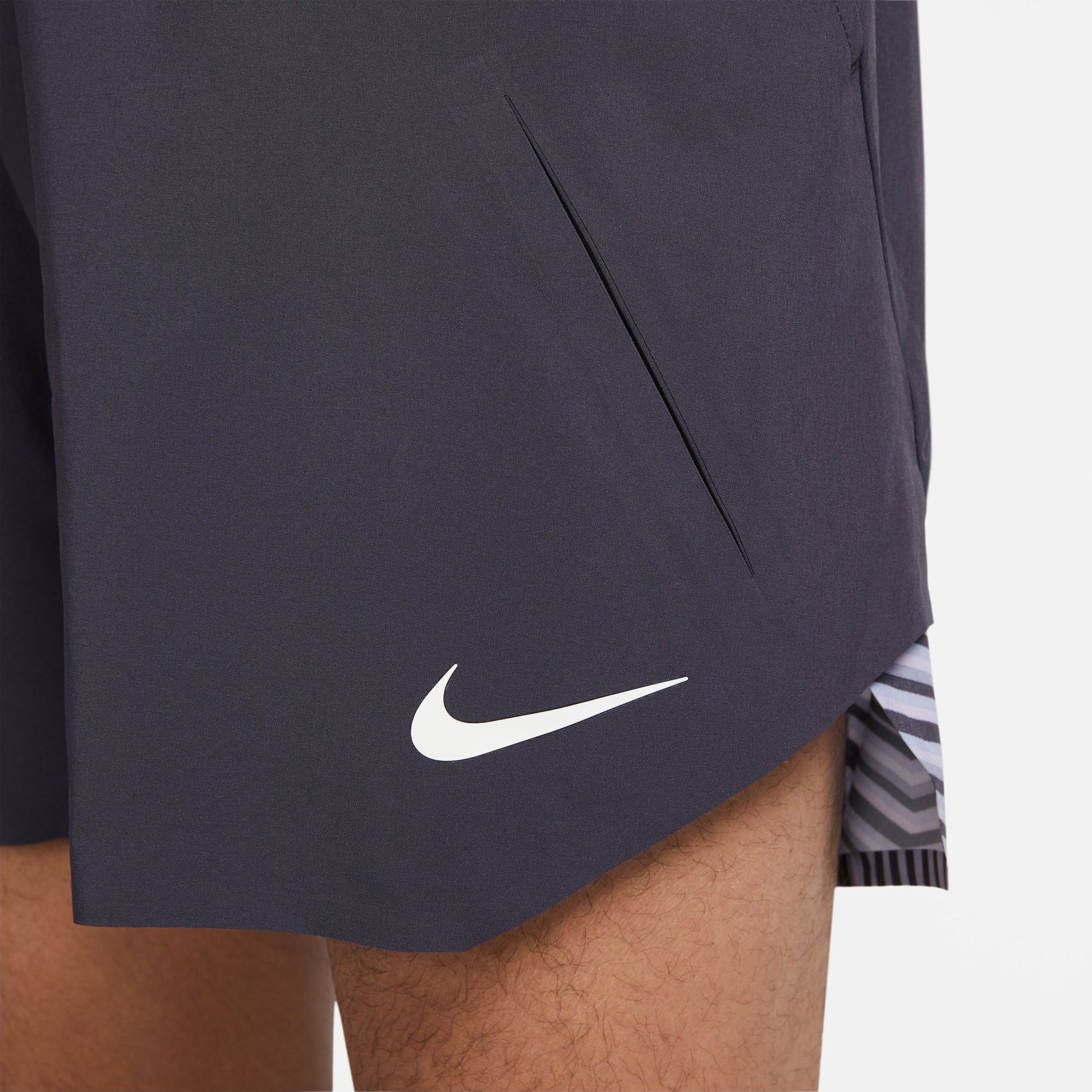 NikeCourt Dri-FIT Slam Paris Men's Tennis Shorts Grey (6)