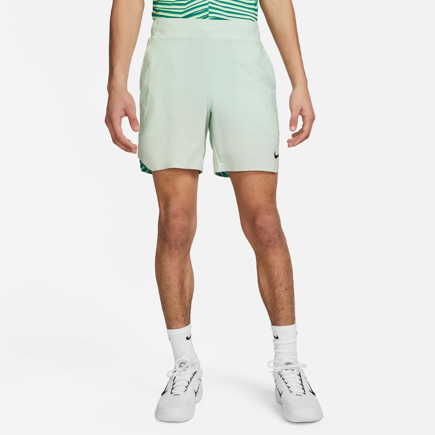 NikeCourt Dri-FIT Slam Paris Men's Tennis Shorts Green (1)