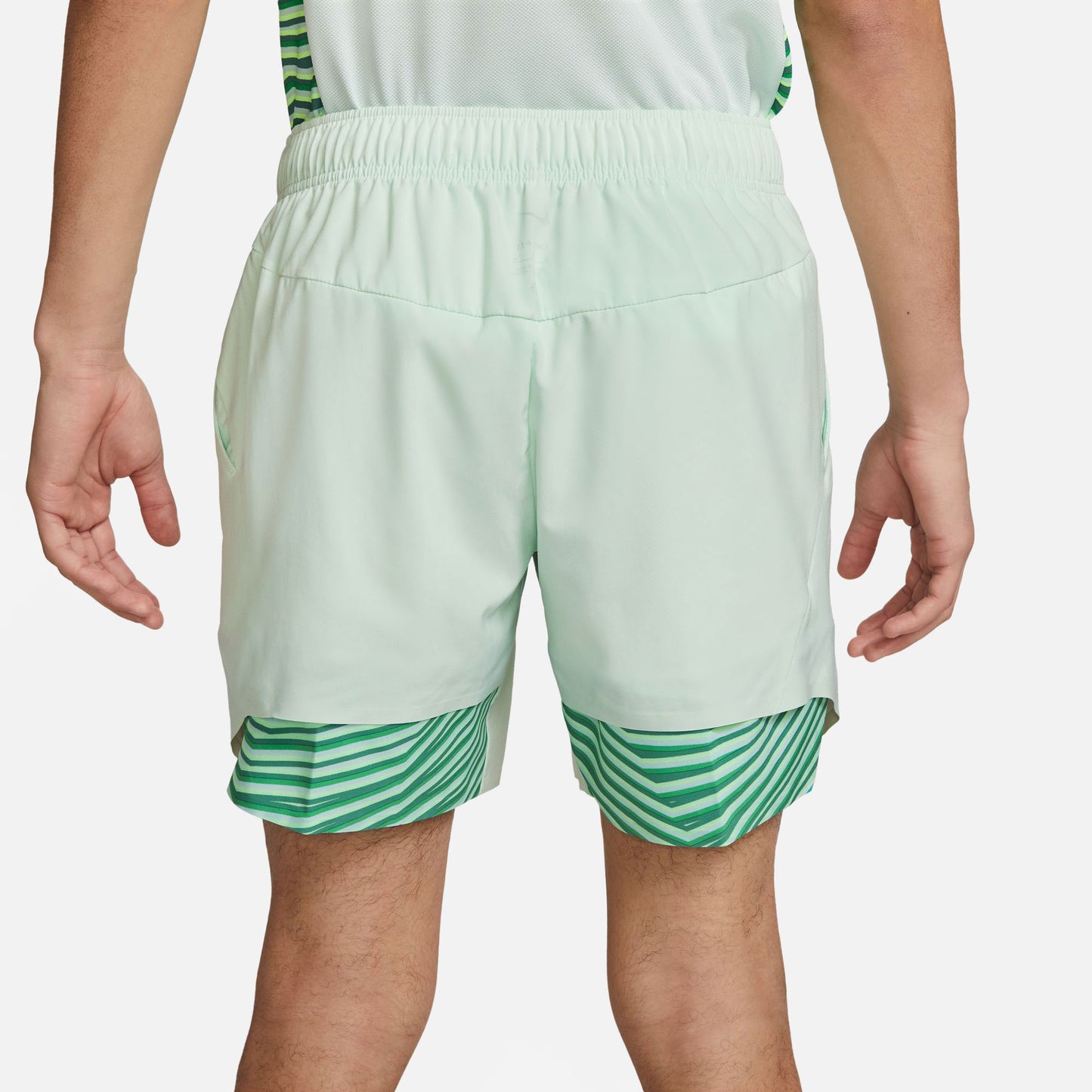 NikeCourt Dri-FIT Slam Paris Men's Tennis Shorts Green (2)