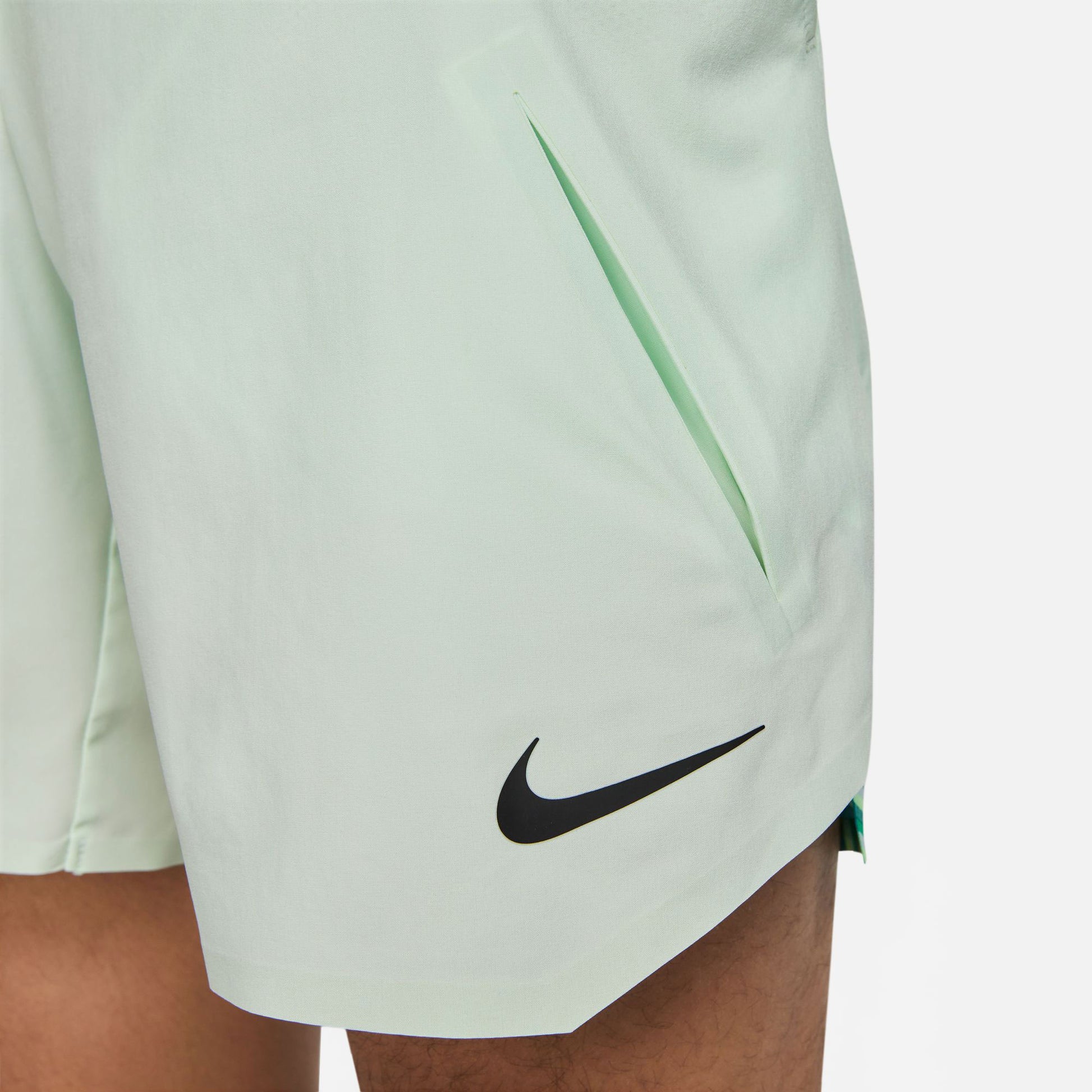 NikeCourt Dri-FIT Slam Paris Men's Tennis Shorts Green (5)