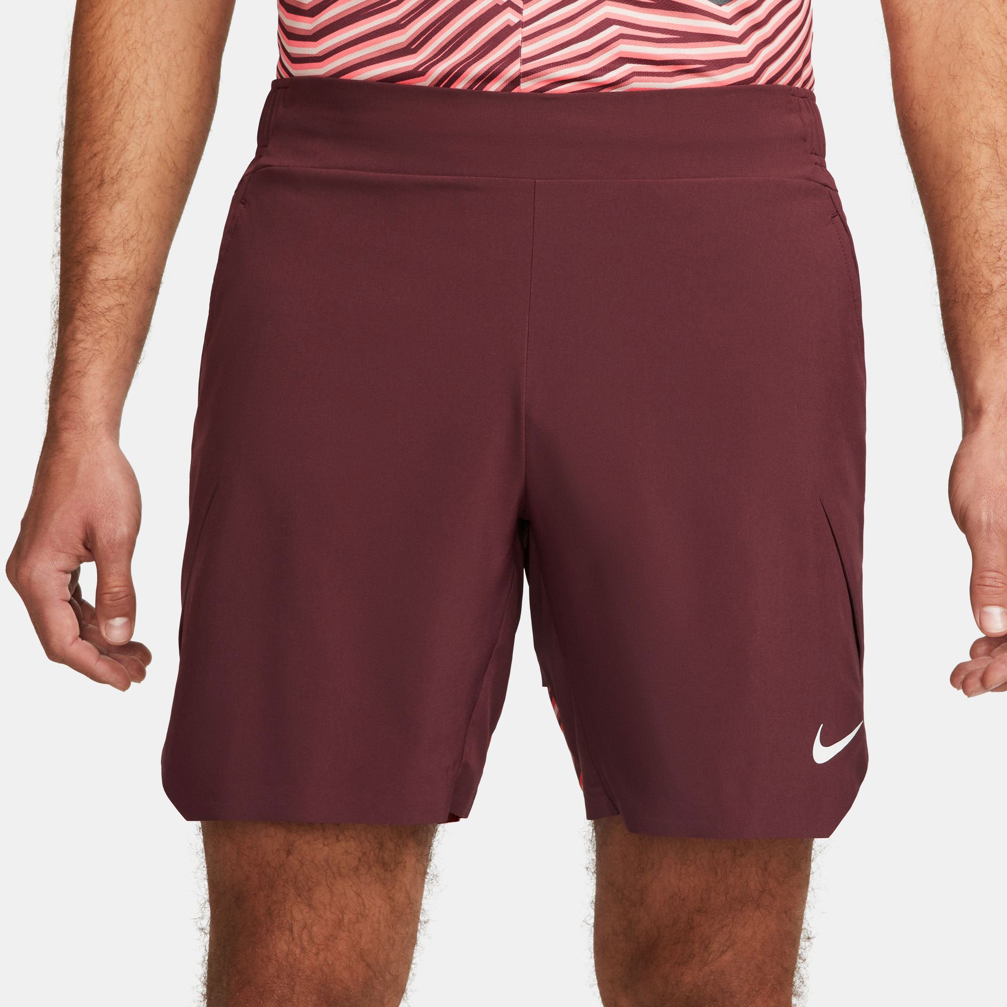 NikeCourt Dri-FIT Slam Paris Men's Tennis Shorts Red (3)