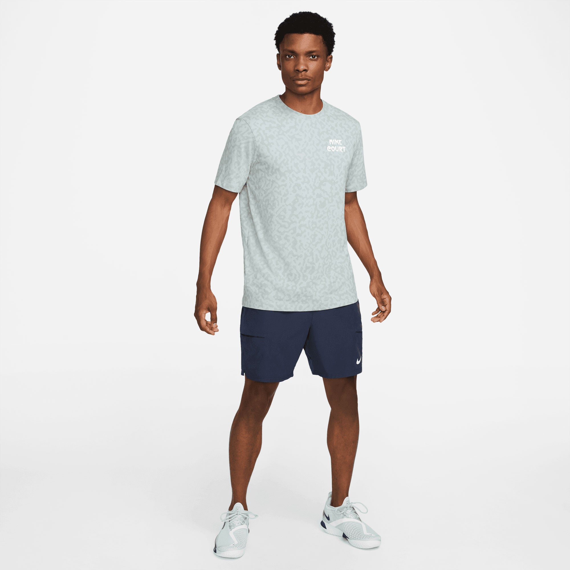 NikeCourt Dri-FIT Slam Paris Men's Tennis T-Shirt Green (5)