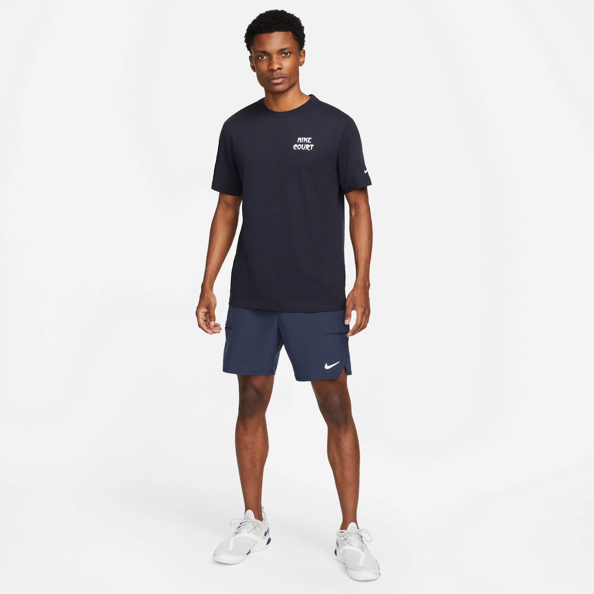 NikeCourt Dri-FIT Slam Paris Men's Tennis T-Shirt Blue (5)