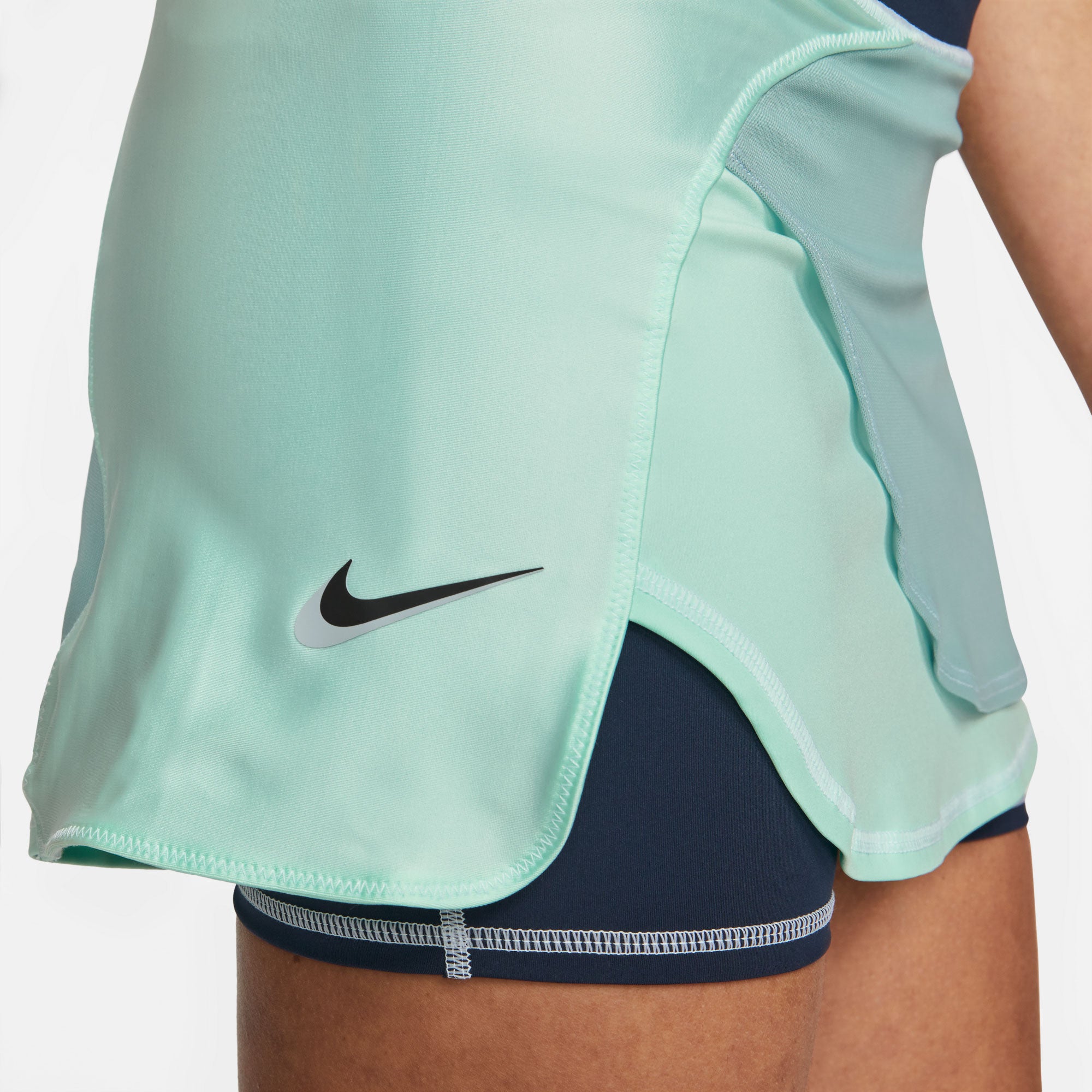 NikeCourt Dri-FIT Slam Paris Women's Tennis Skirt Green (4)