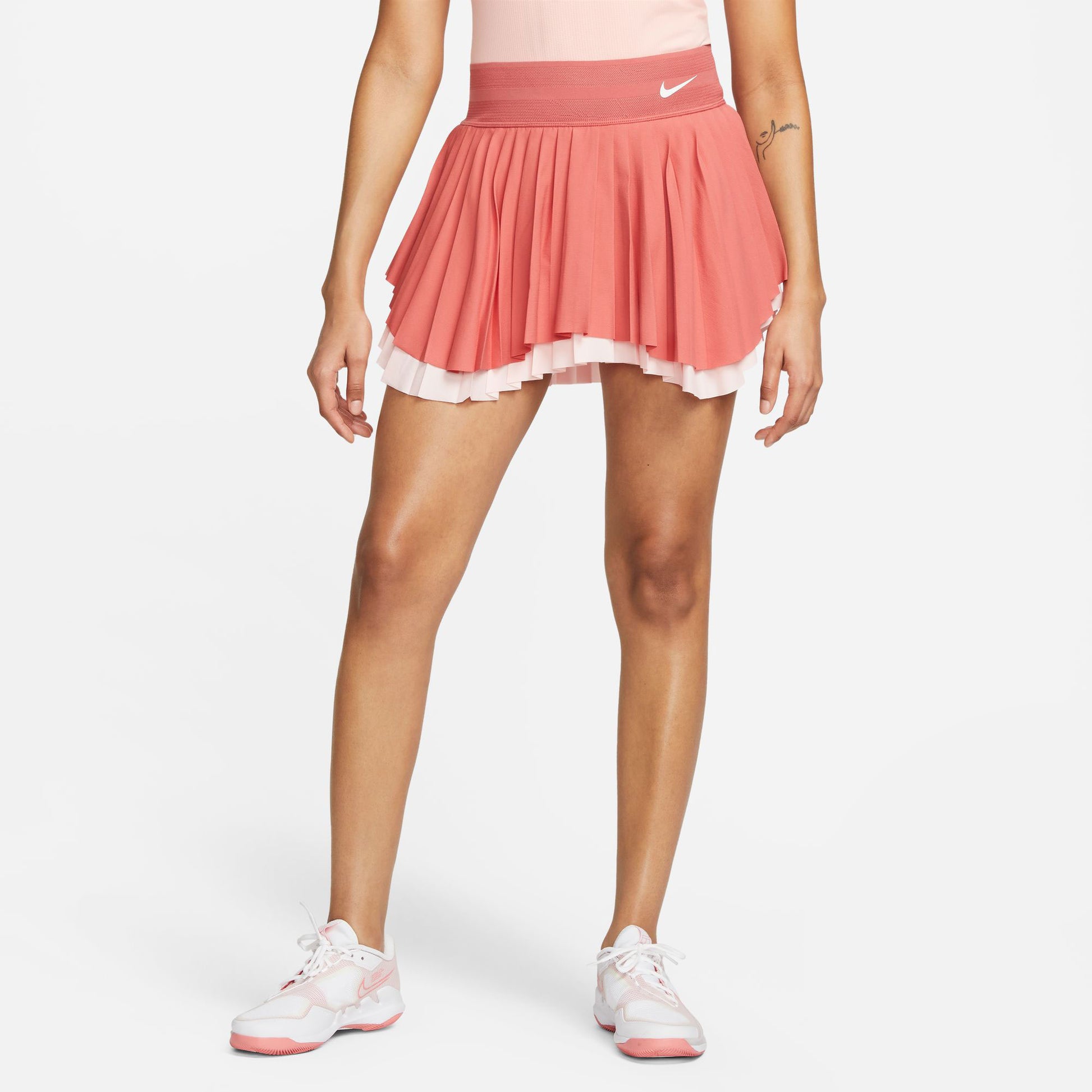 NikeCourt Dri-FIT Slam Paris Women's Tennis Skirt Red (1)