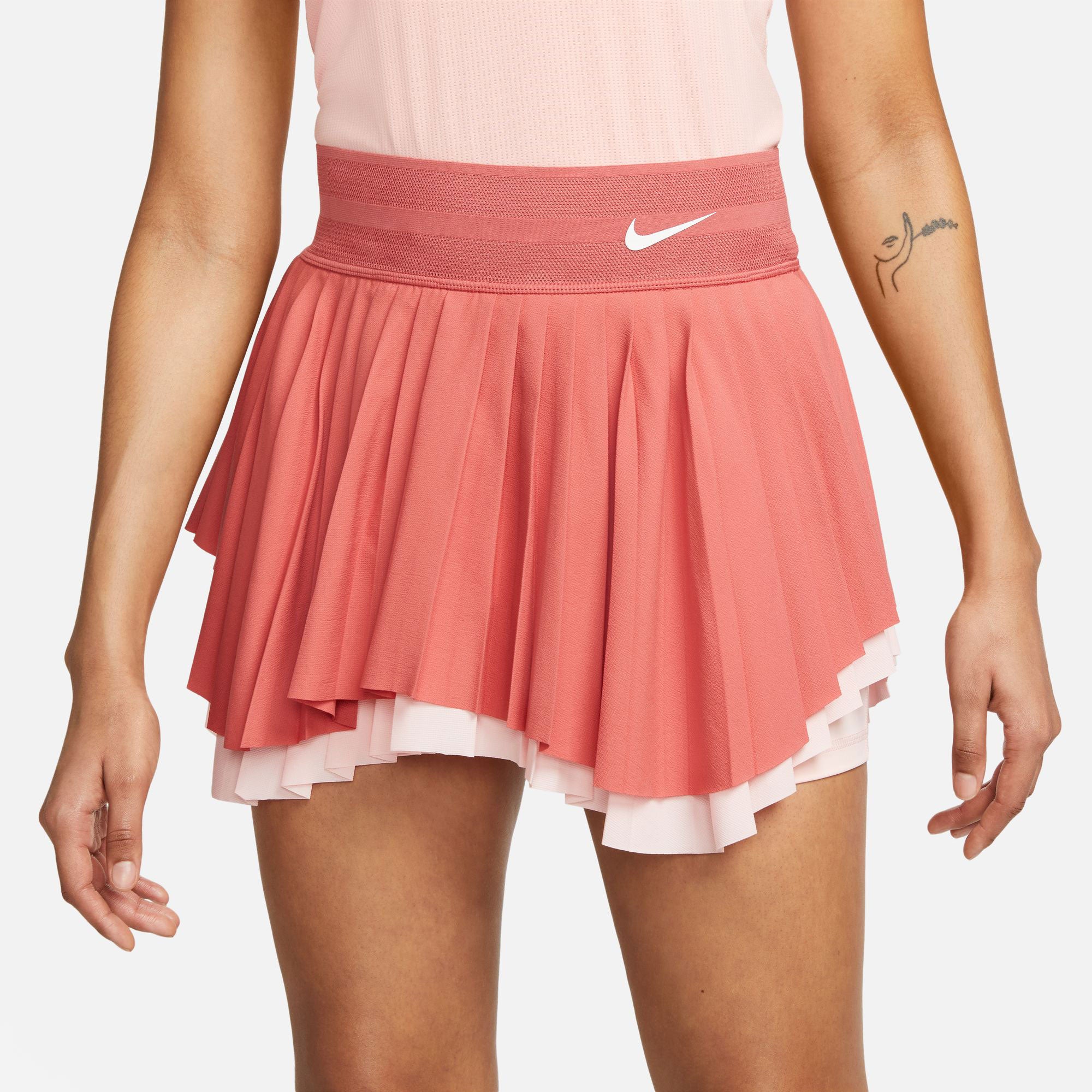 NikeCourt Dri-FIT Slam Paris Women's Tennis Skirt Red (3)