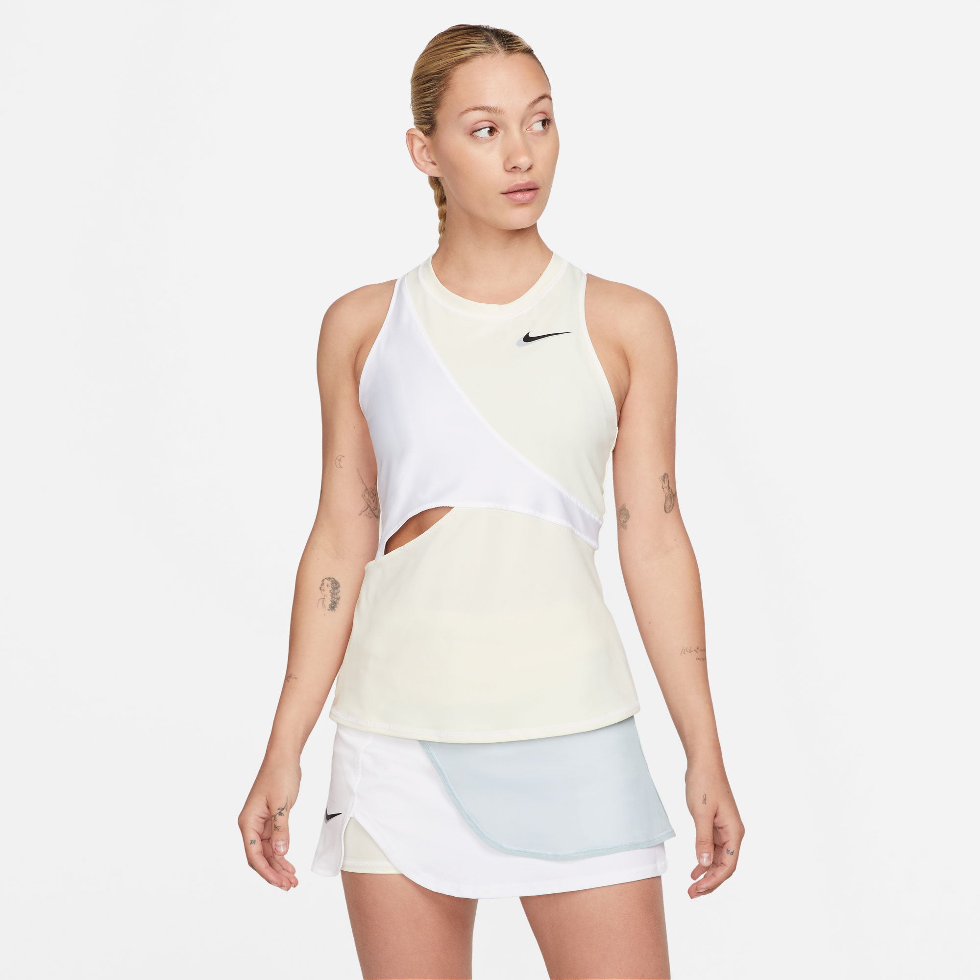 NikeCourt Dri-FIT Slam Paris Women's Tennis Tank White (1)
