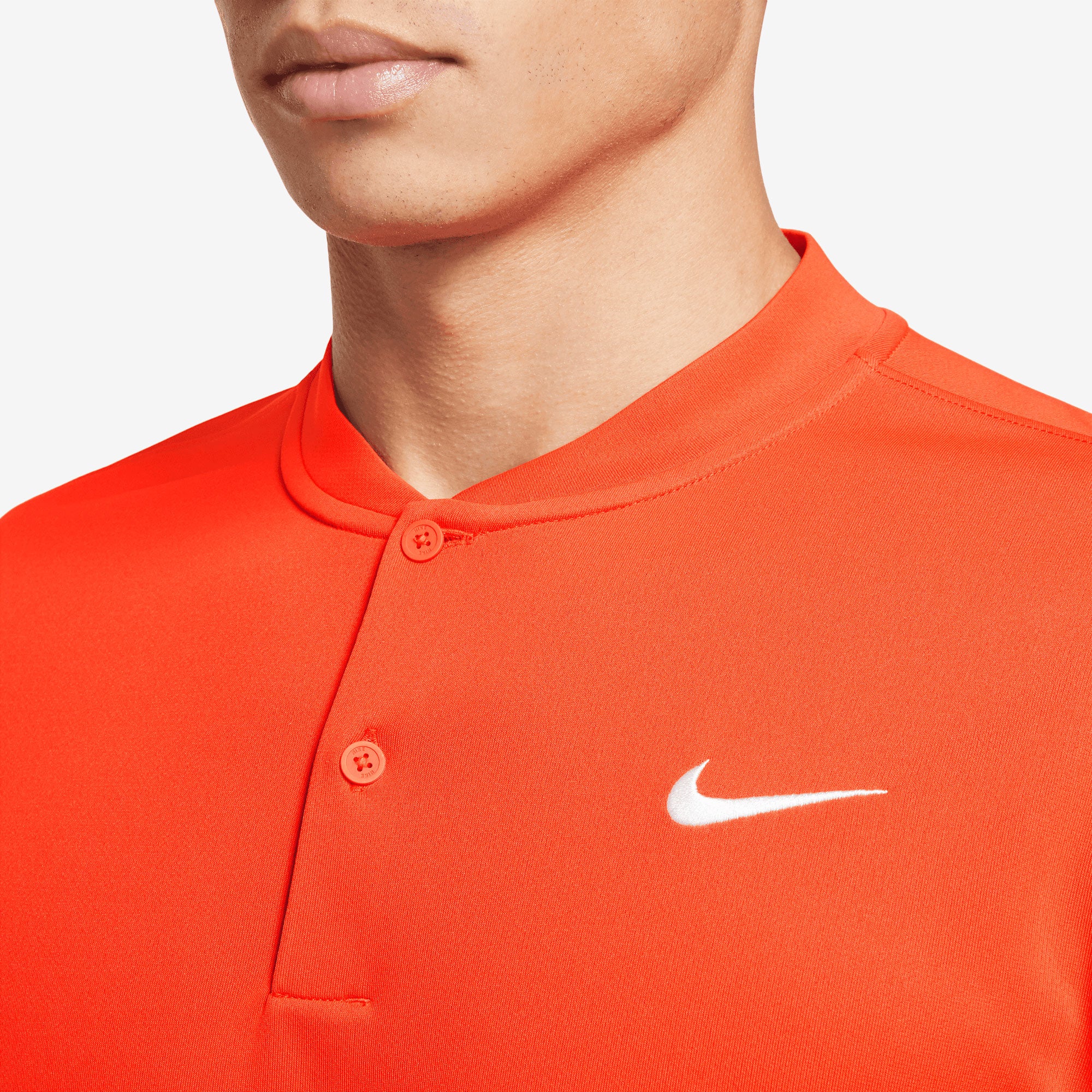 NikeCourt Dri-FIT Victory Blade Men's Solid Tennis Polo Orange (3)