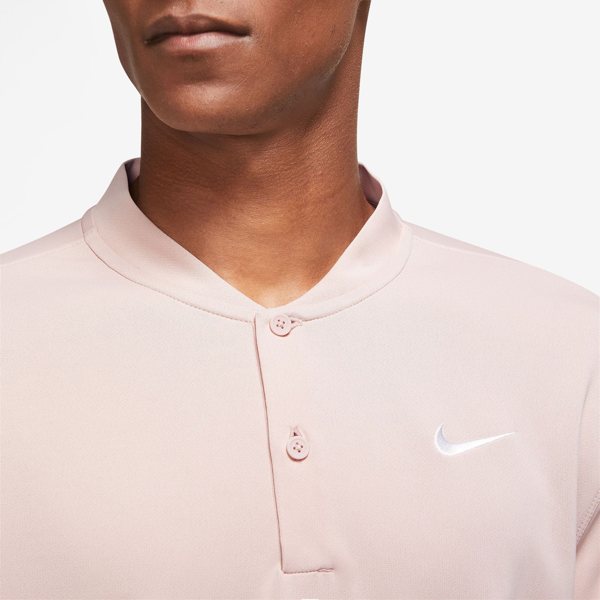 mens pink nike polo