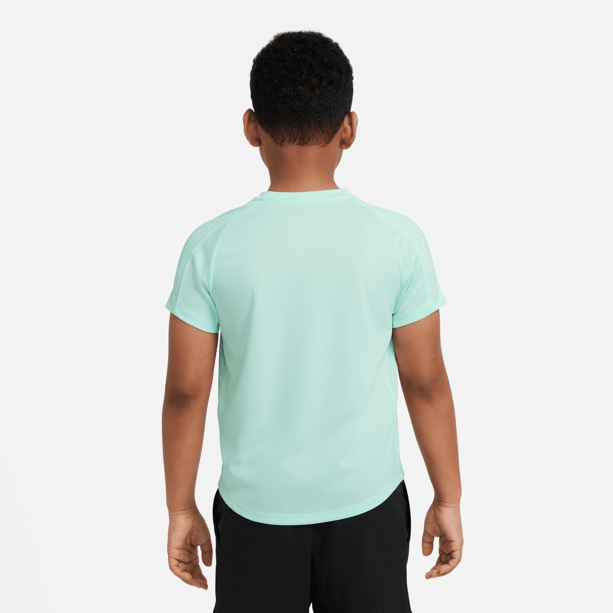 NikeCourt Dri-Fit Victory Boys' Tennis Shirt Green (2)