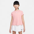 NikeCourt Dri-FIT Victory Girls' Tennis Shirt Pink (1)