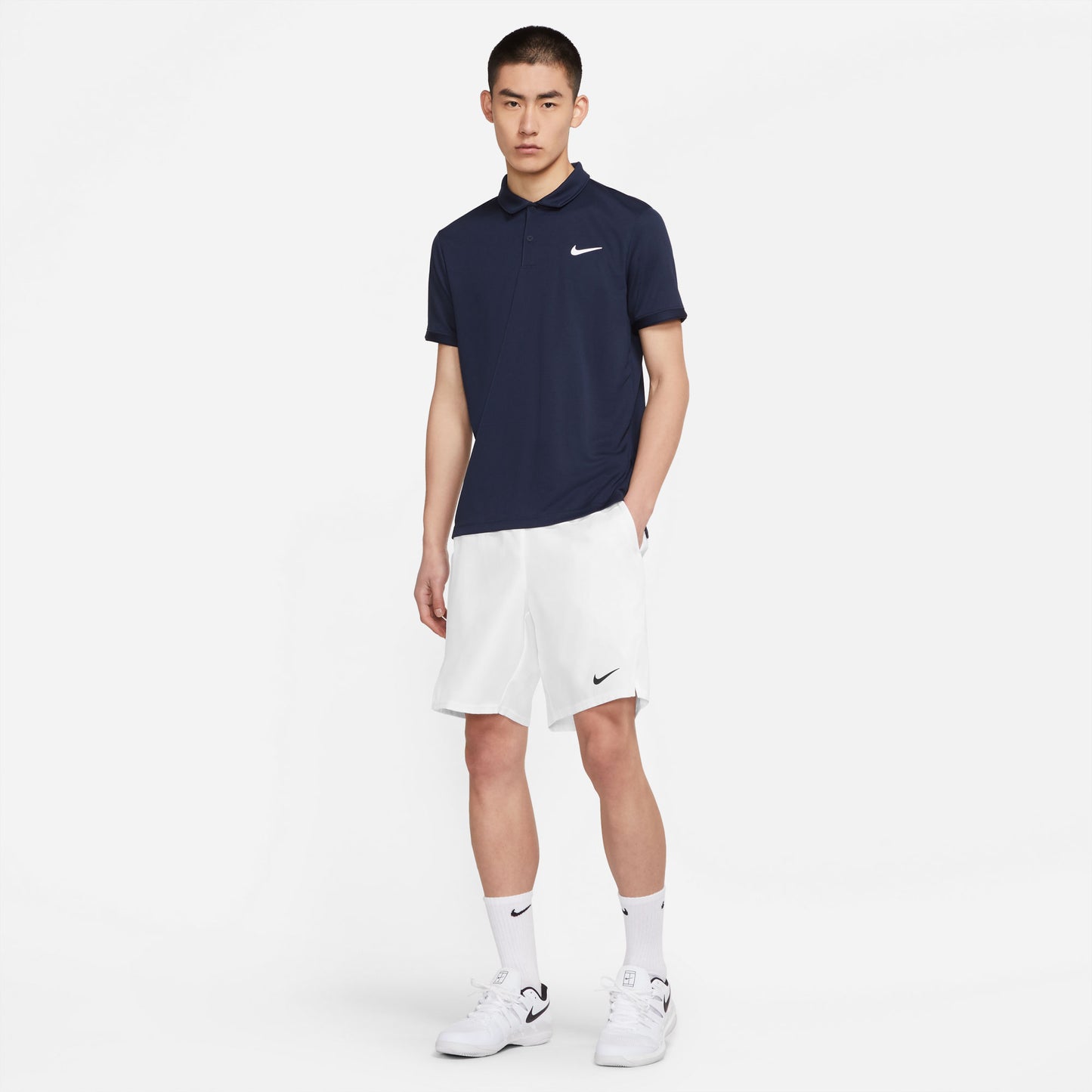 NikeCourt Dri-FIT Victory Men's 9-Inch Tennis Shorts White (8)