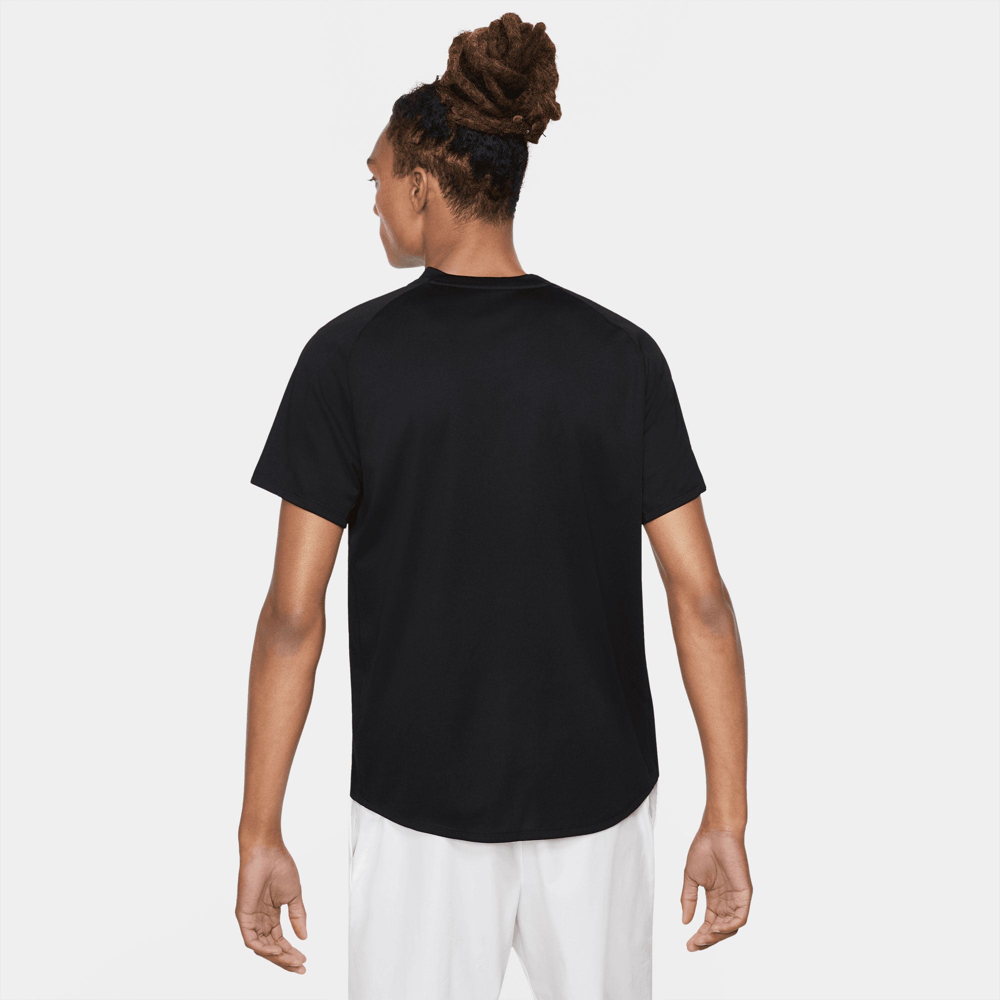 NikeCourt Dri-FIT Victory Men's Tennis Shirt Black (2)