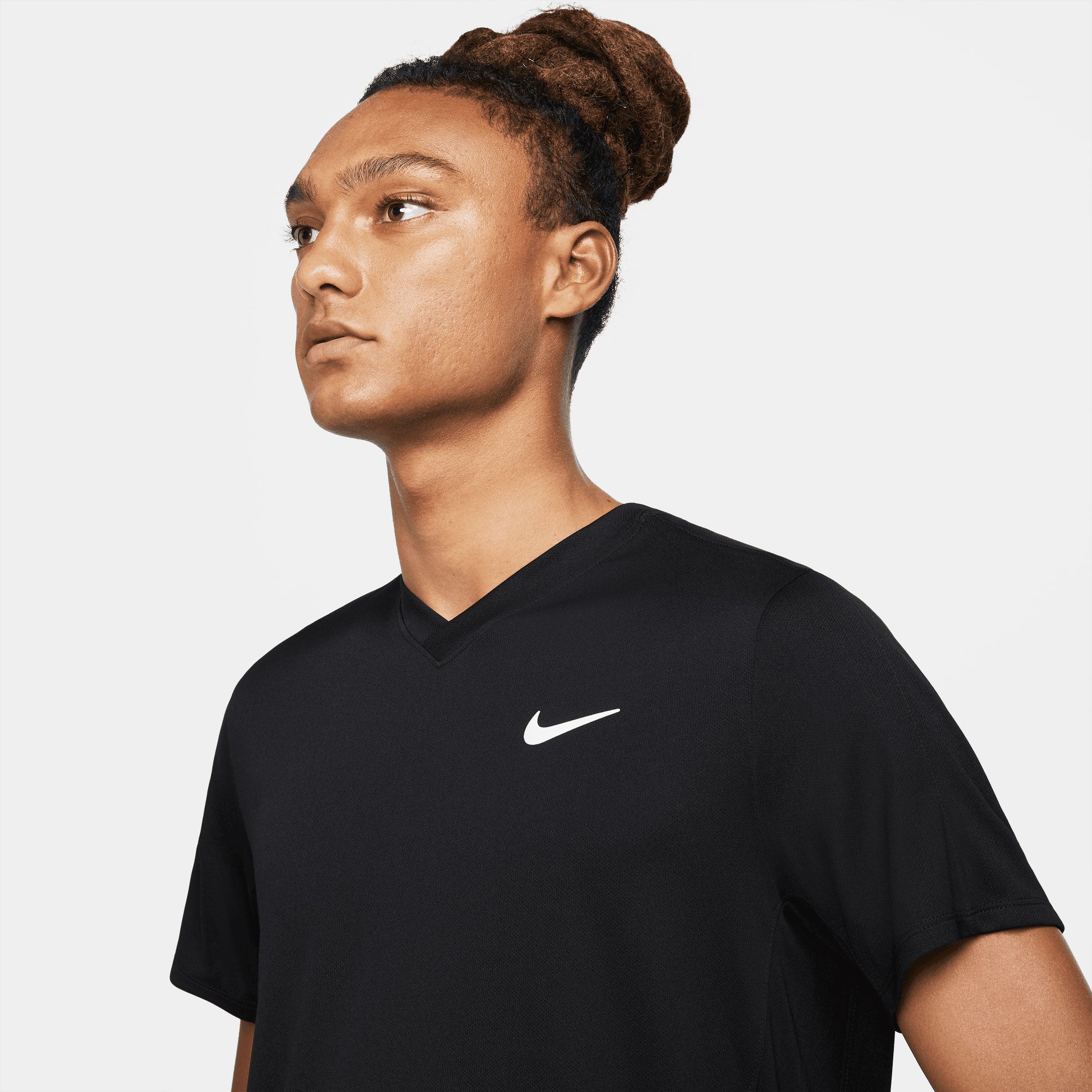 NikeCourt Dri-FIT Victory Men's Tennis Shirt Black (3)