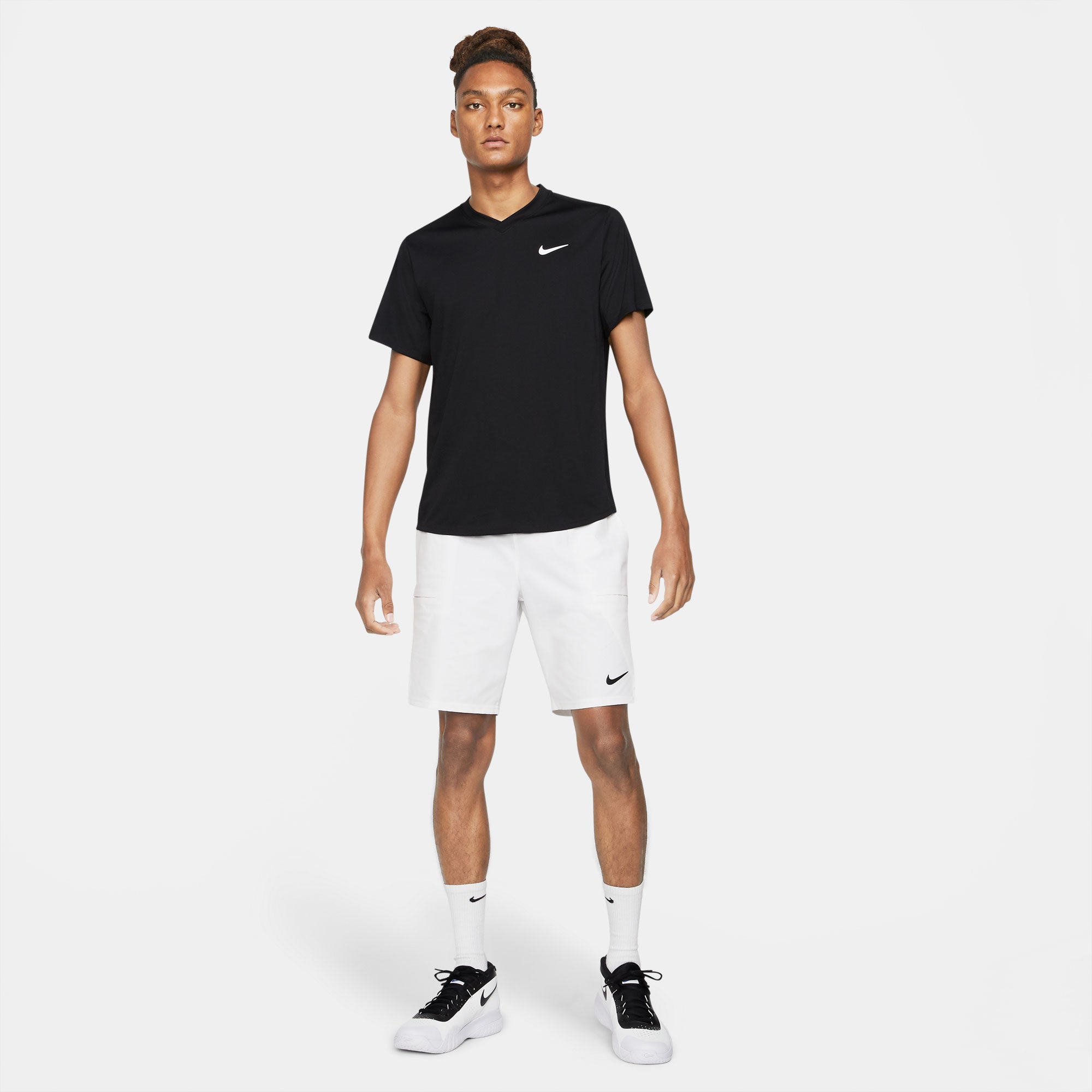 NikeCourt Dri-FIT Victory Men's Tennis Shirt Black (5)