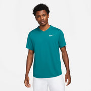 NikeCourt Dri-FIT Victory Men's Tennis Shirt Green (1)
