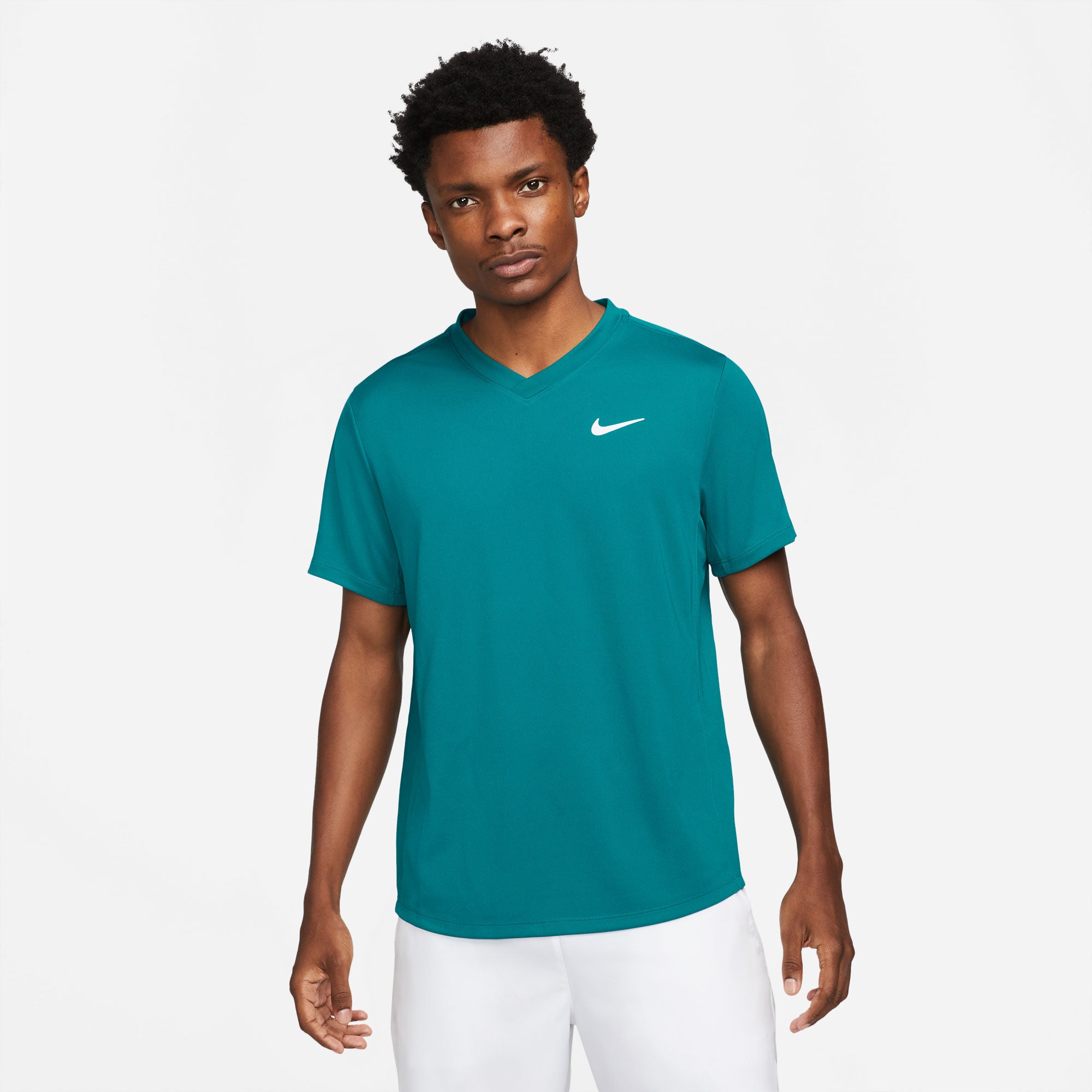 NikeCourt Dri-FIT Victory Men's Tennis Shirt Green (1)