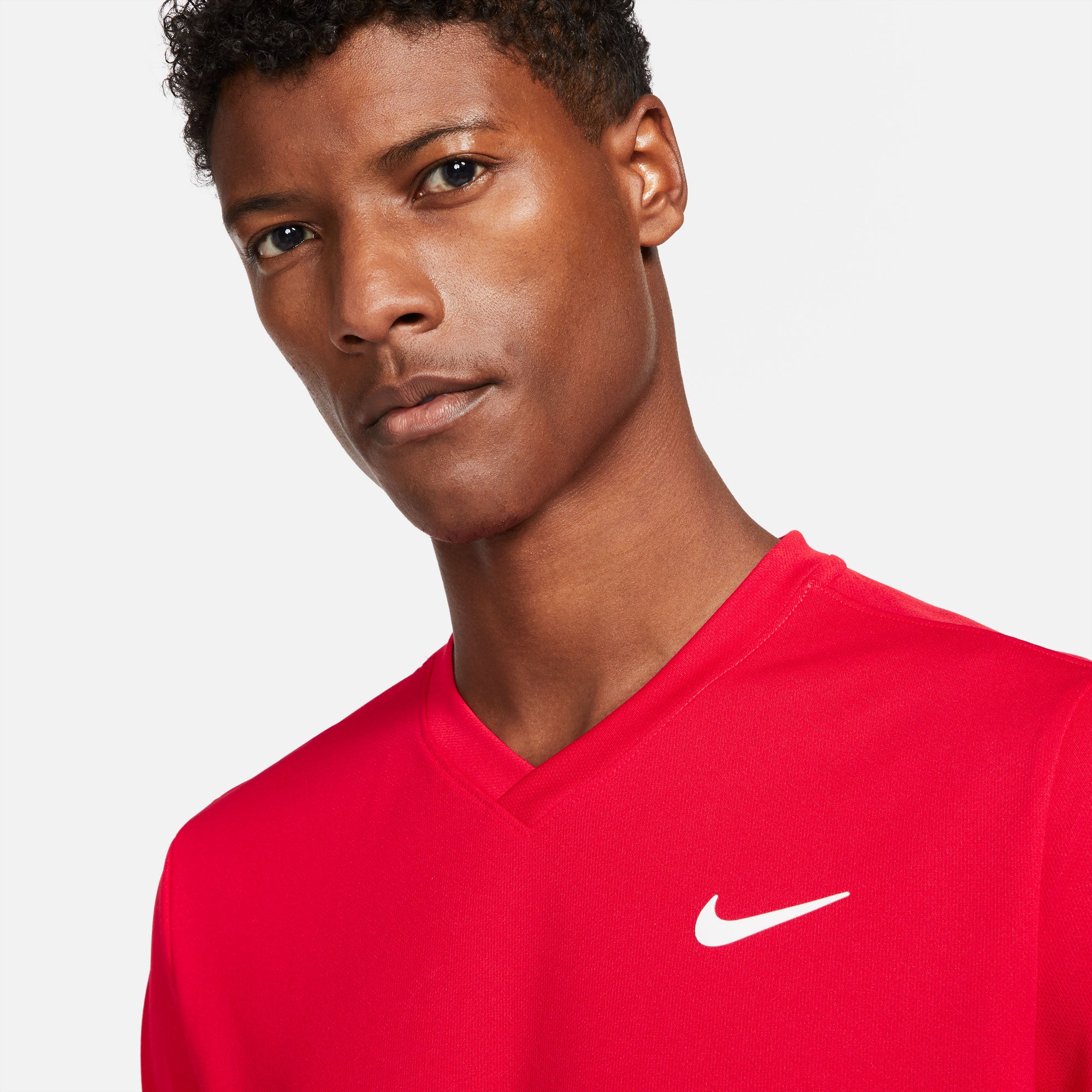 NikeCourt Dri-FIT Victory Men's Tennis Shirt Red (4)