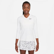 NikeCourt Dri-FIT Victory Women's 3/4 Sleeve Tennis Shirt White (1)