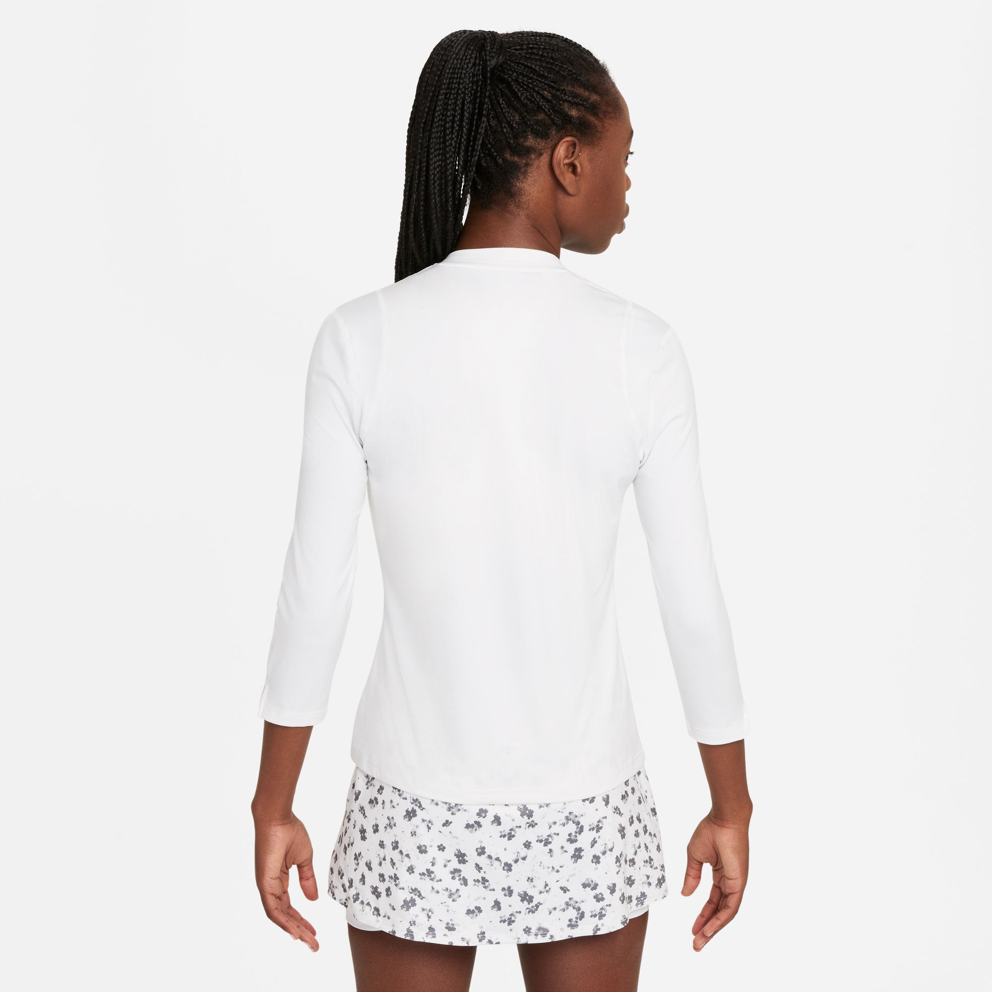 NikeCourt Dri-FIT Victory Women's 3/4 Sleeve Tennis Shirt White (2)