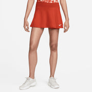 NikeCourt Dri-FIT Victory Women's Flouncy Tennis Skirt Red (1)