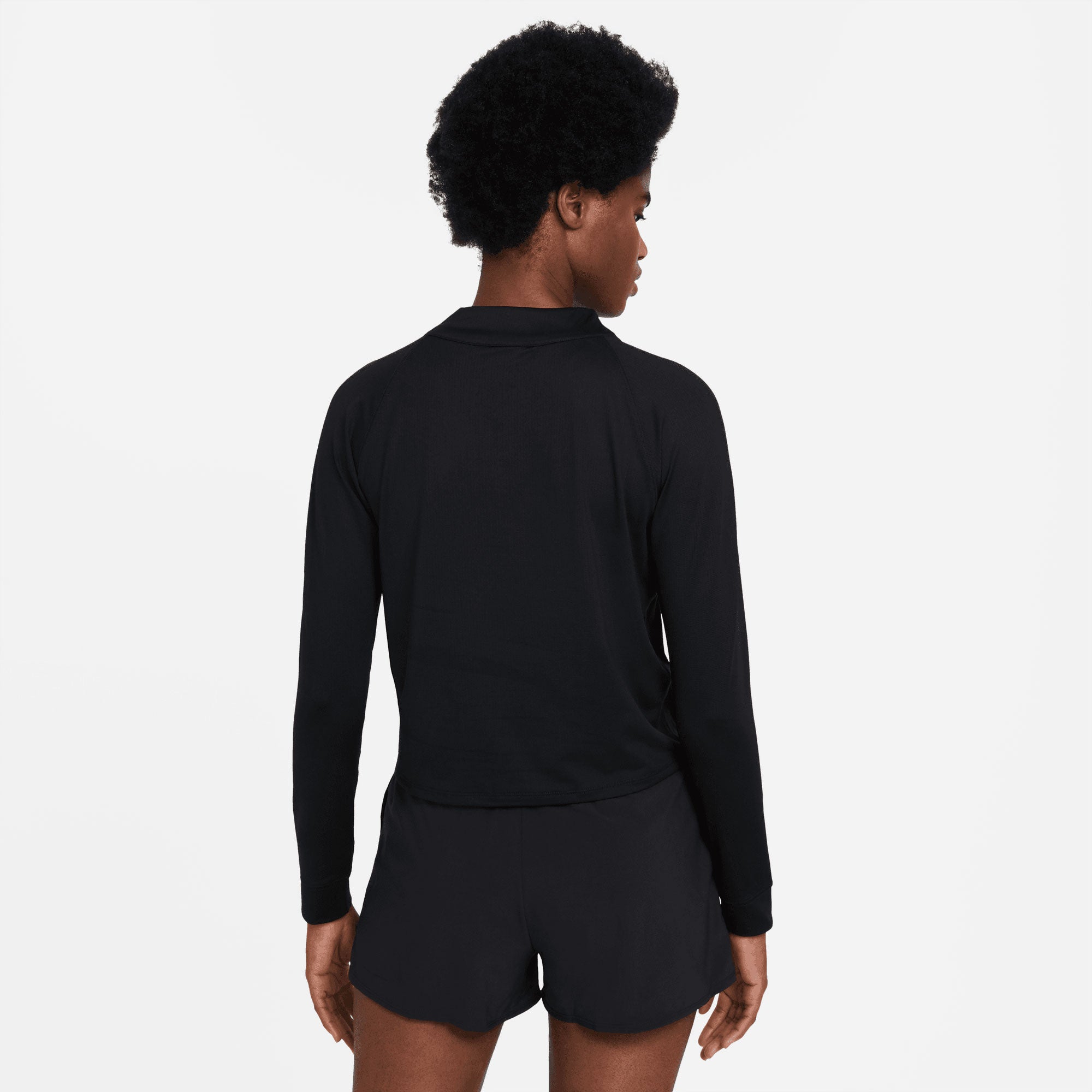 NikeCourt Dri-FIT Victory Women's Long-Sleeve Half-Zip Tennis Top Black (2)