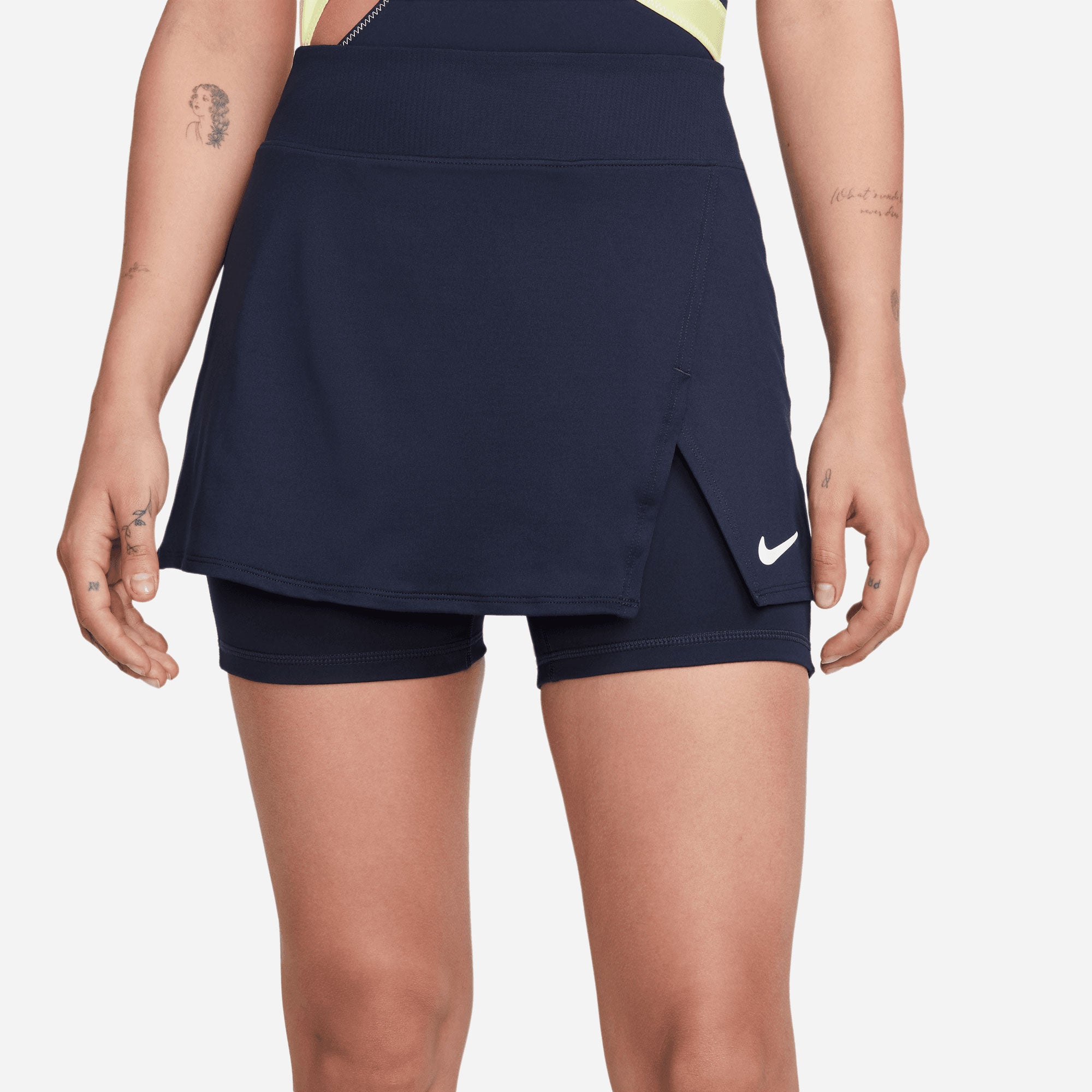 NikeCourt Dri-FIT Victory Women's Straight Tennis Skirt Blue (3)