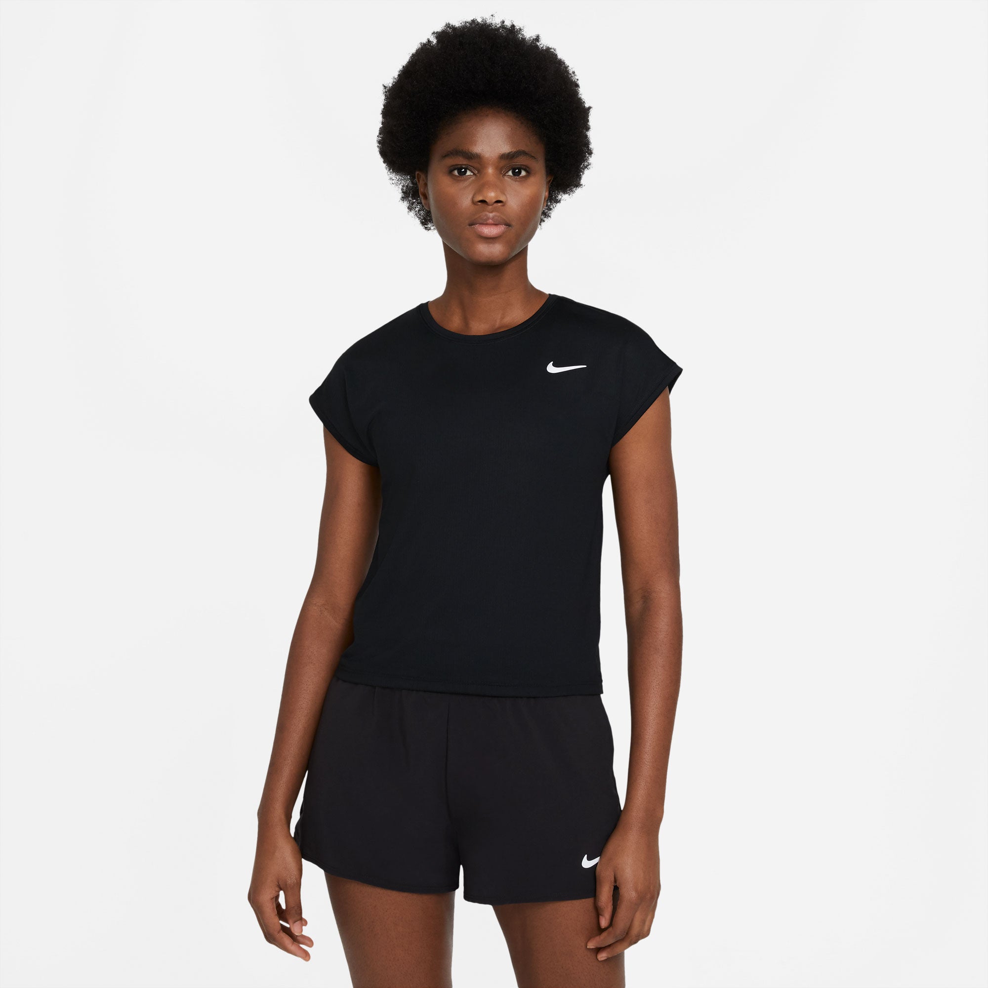 NikeCourt Dri-FIT Victory Women's Tennis Shirt Black (1)