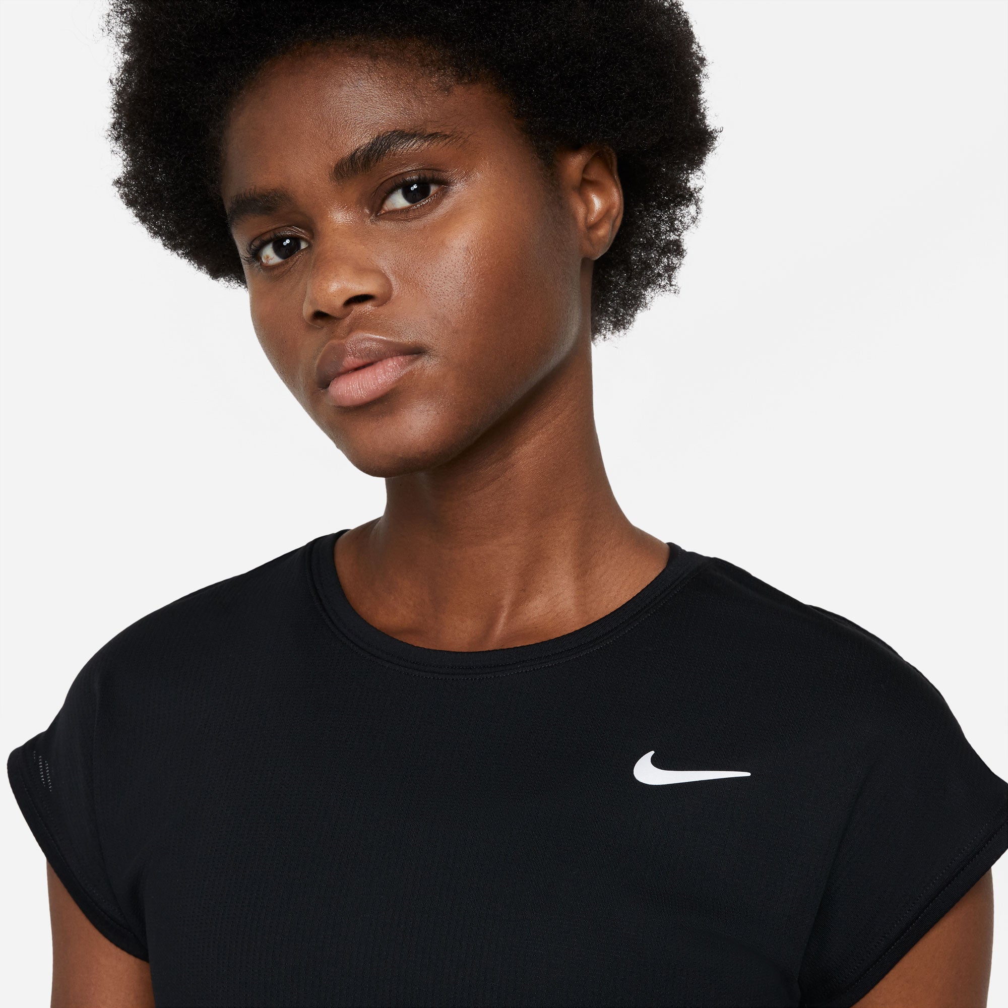 NikeCourt Dri-FIT Victory Women's Tennis Shirt Black (3)