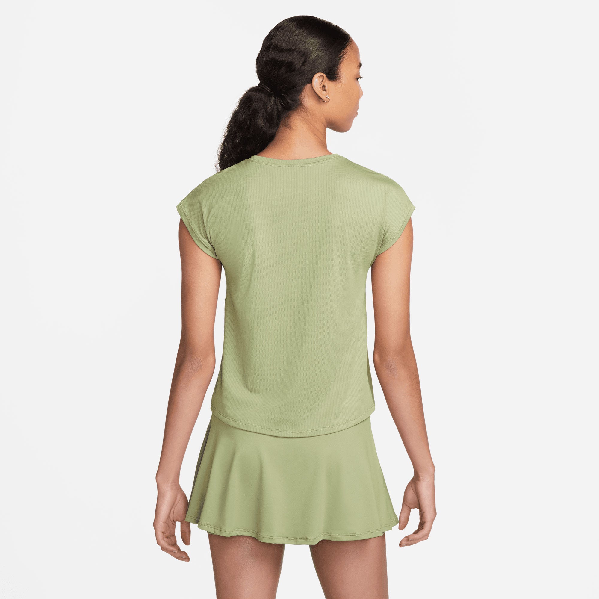 NikeCourt Dri-FIT Victory Women's Tennis Shirt Green (2)
