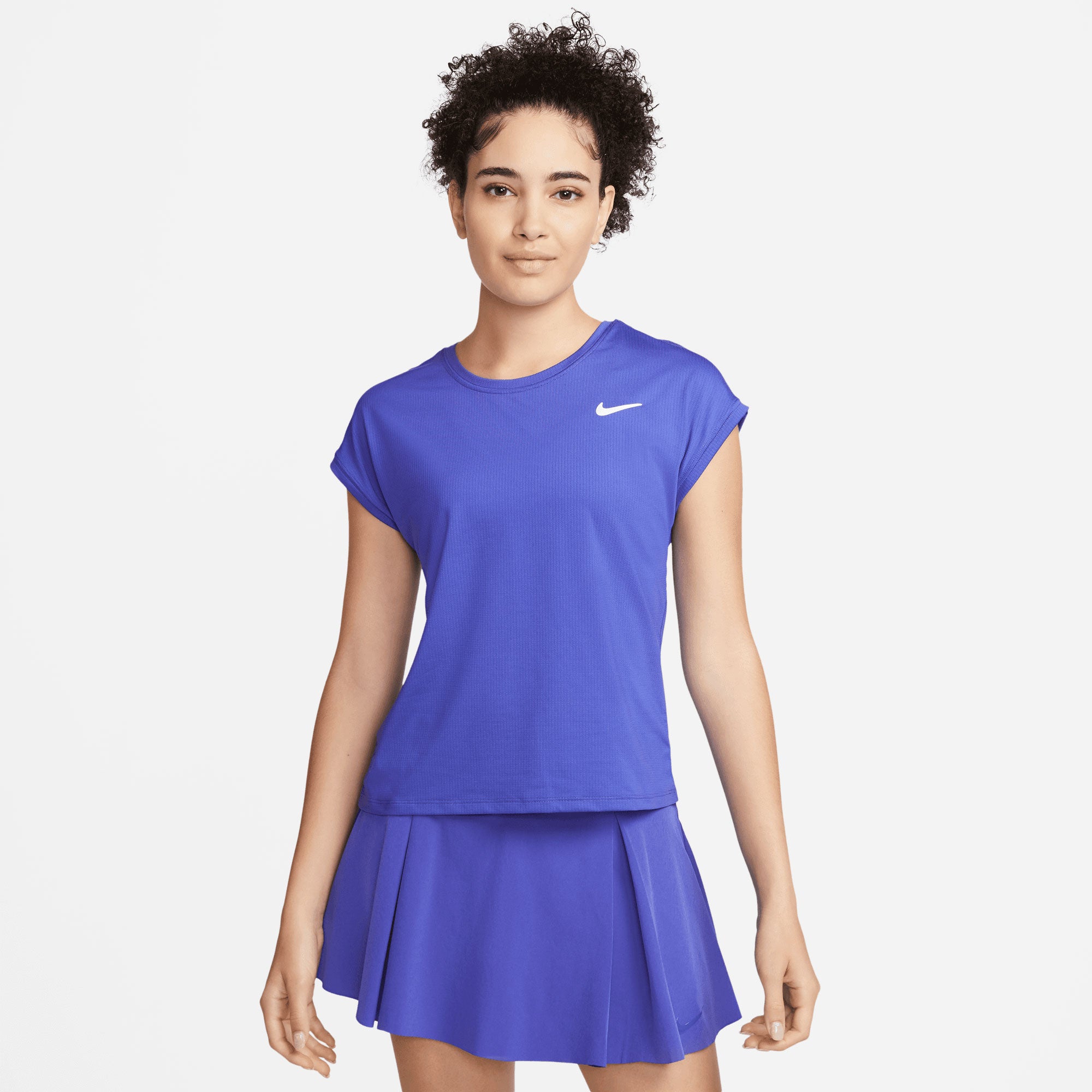 NikeCourt Dri-FIT Victory Women's Tennis Shirt Blue (1)