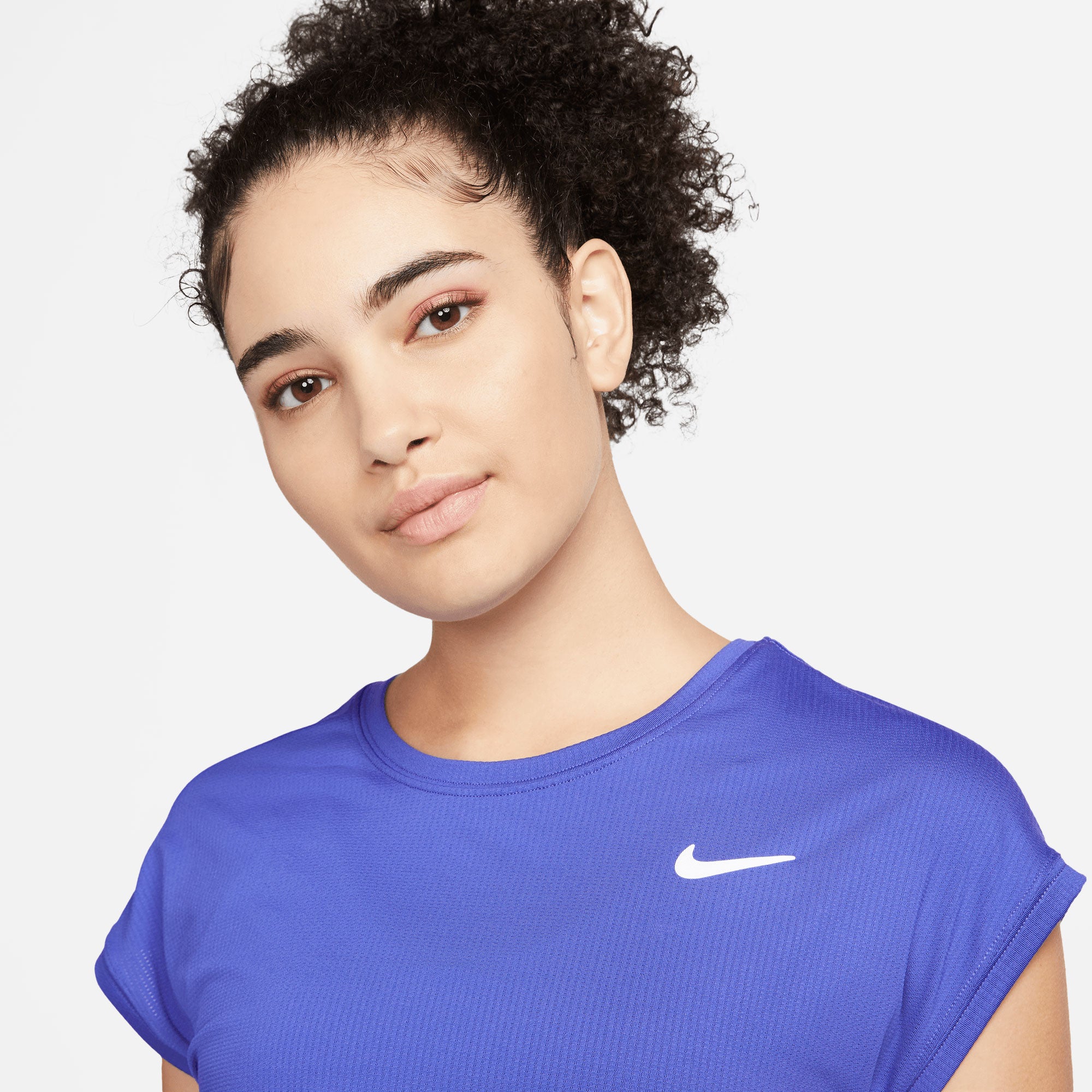 NikeCourt Dri-FIT Victory Women's Tennis Shirt Blue (3)