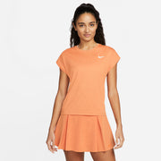 NikeCourt Dri-FIT Victory Women's Tennis Shirt Orange (1)