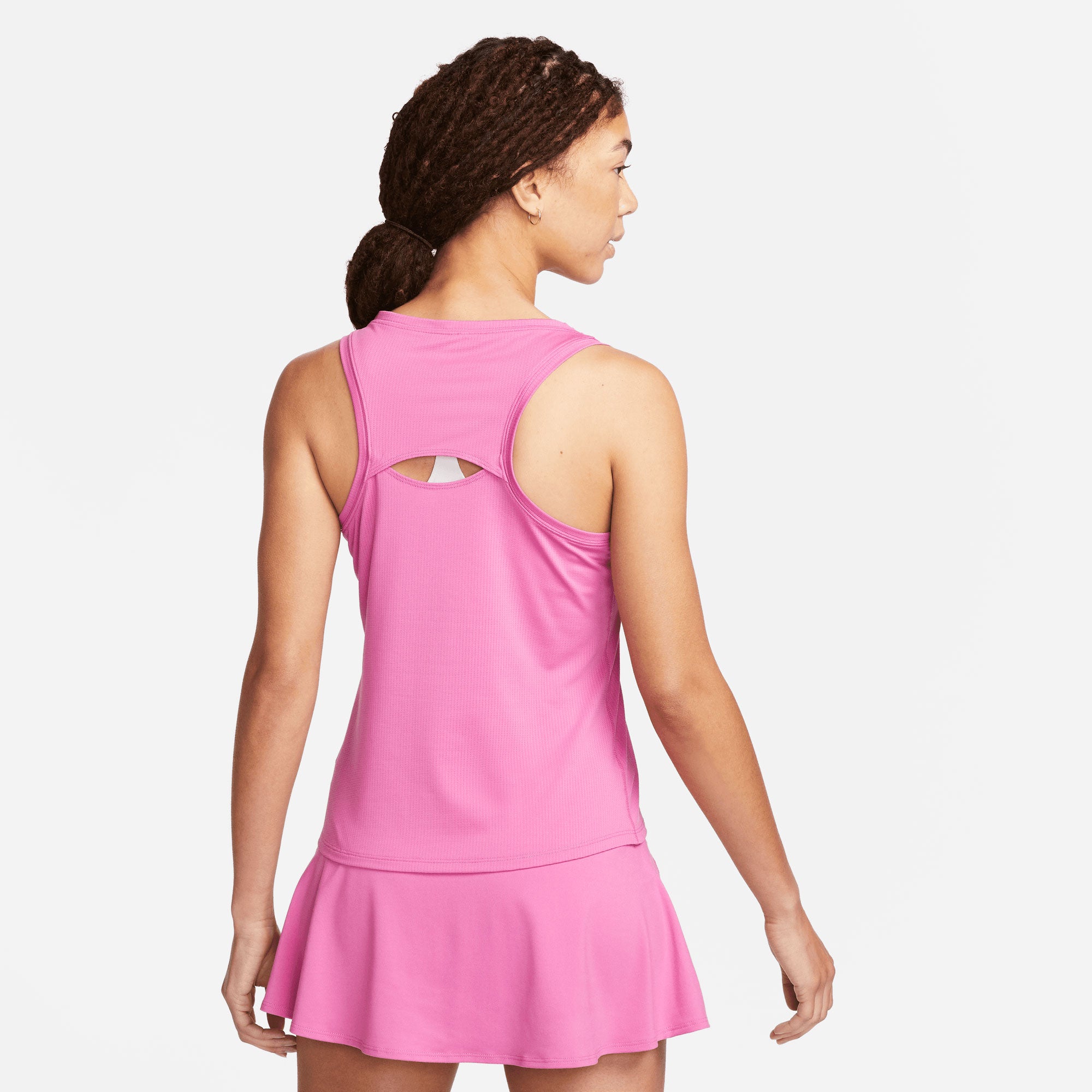 NikeCourt Dri-FIT Victory Women's Tennis Tank Pink (2)