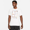 NikeCourt Garden Party Men's Tennis T-Shirt White (1)