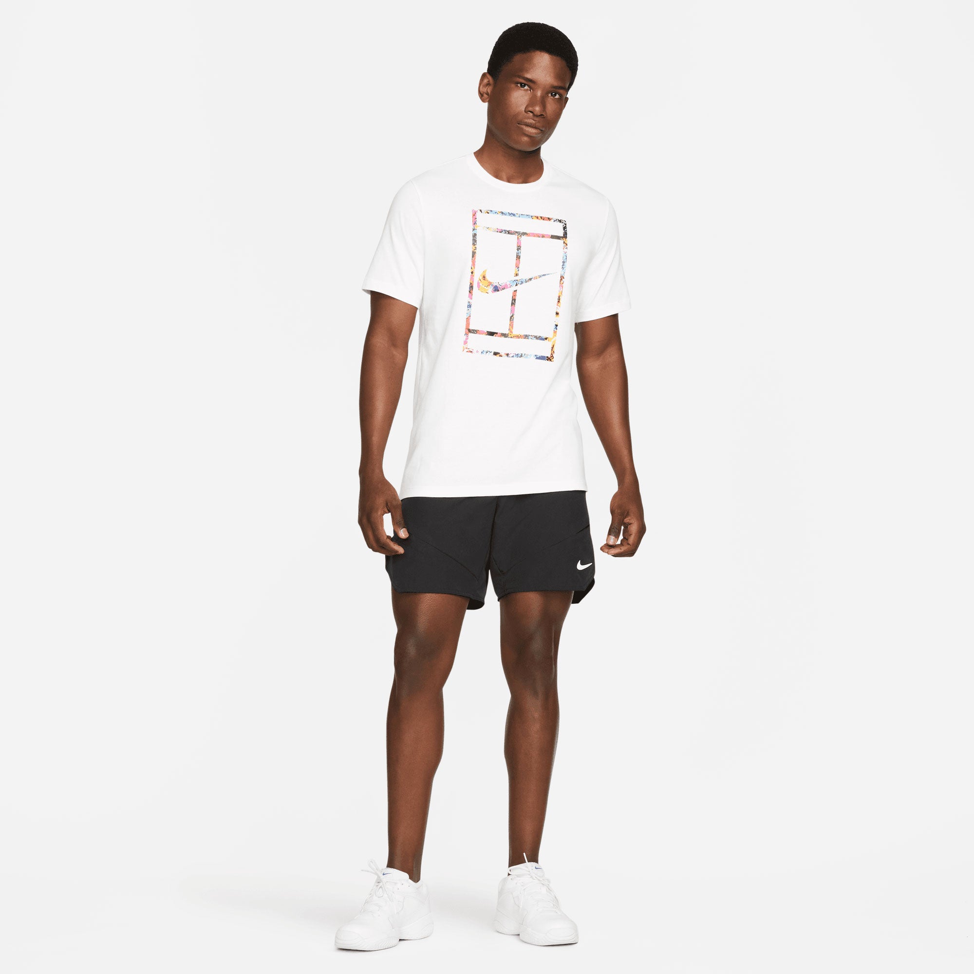 NikeCourt Garden Party Men's Tennis T-Shirt White (4)