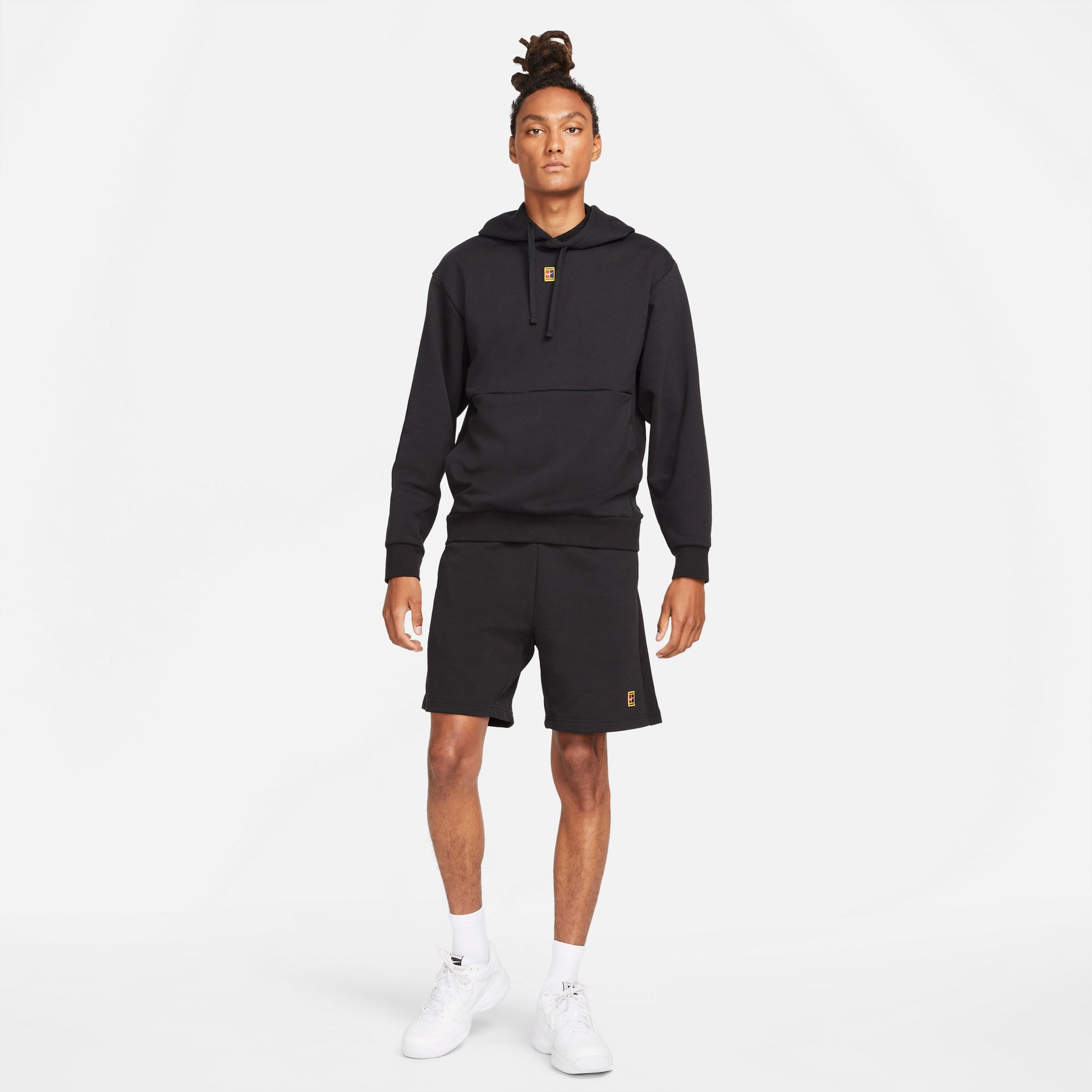 NikeCourt Heritage Men's Fleece Tennis Shorts Black (3)