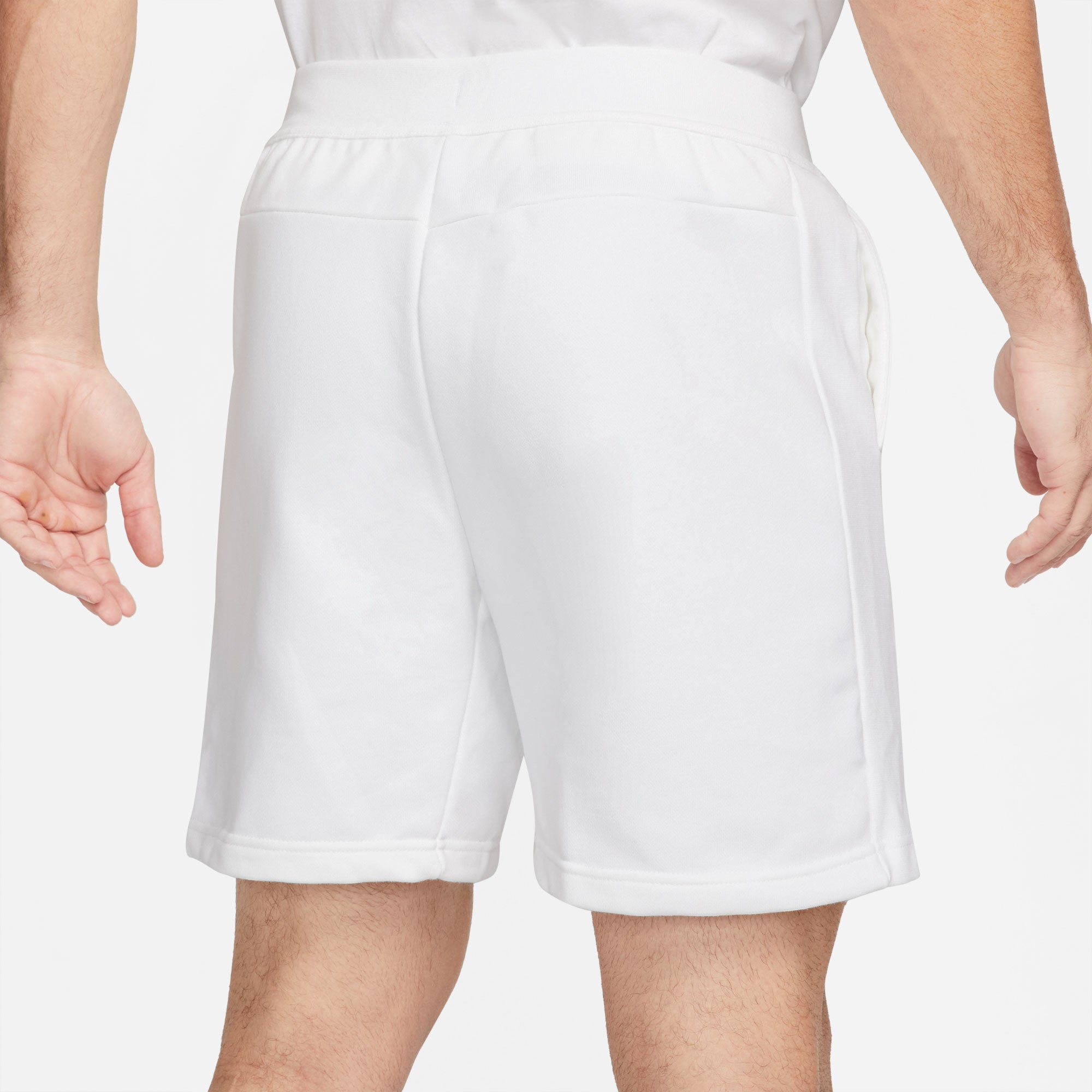 NikeCourt Heritage Men's Fleece Tennis Shorts White (2)
