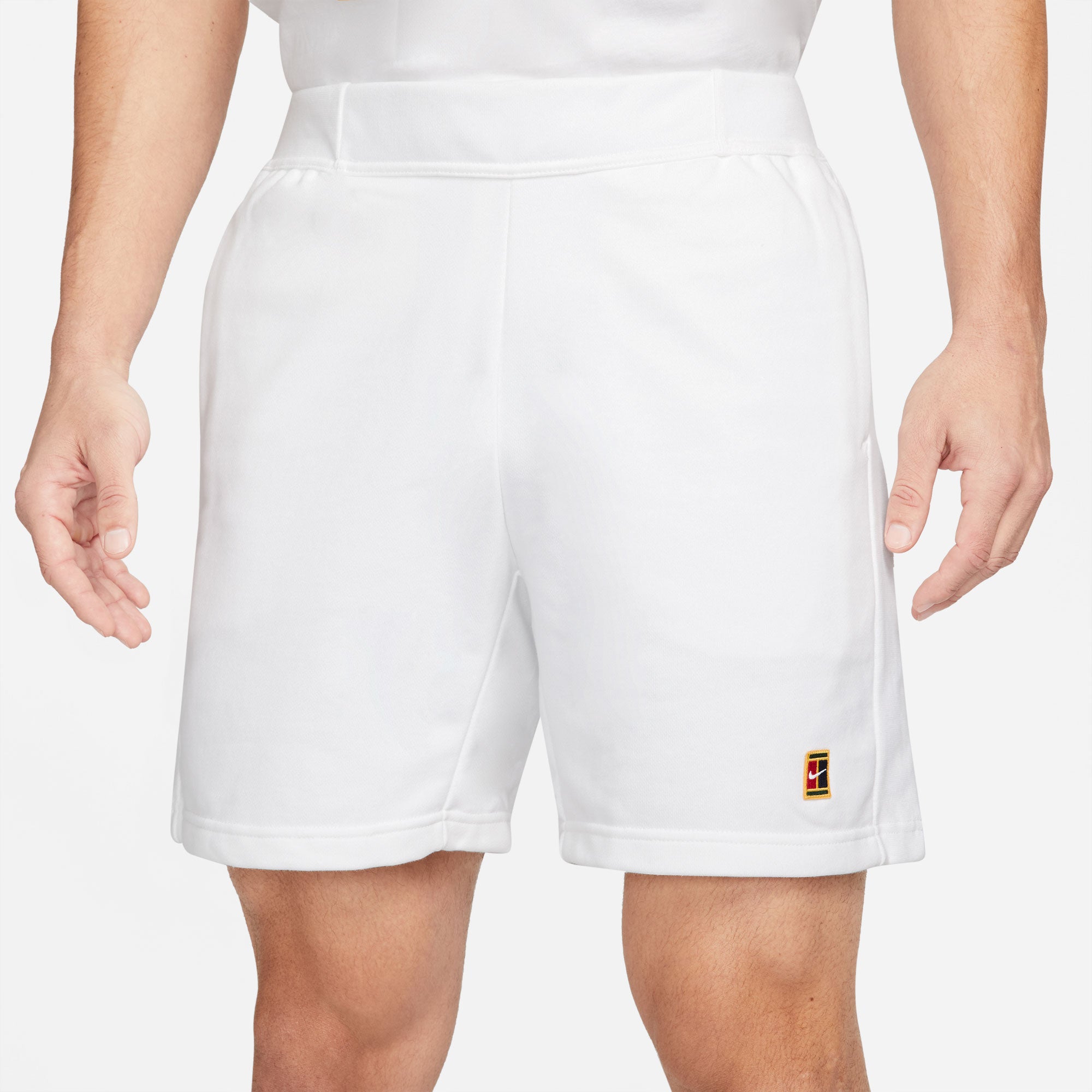 NikeCourt Heritage Men's Fleece Tennis Shorts White (4)