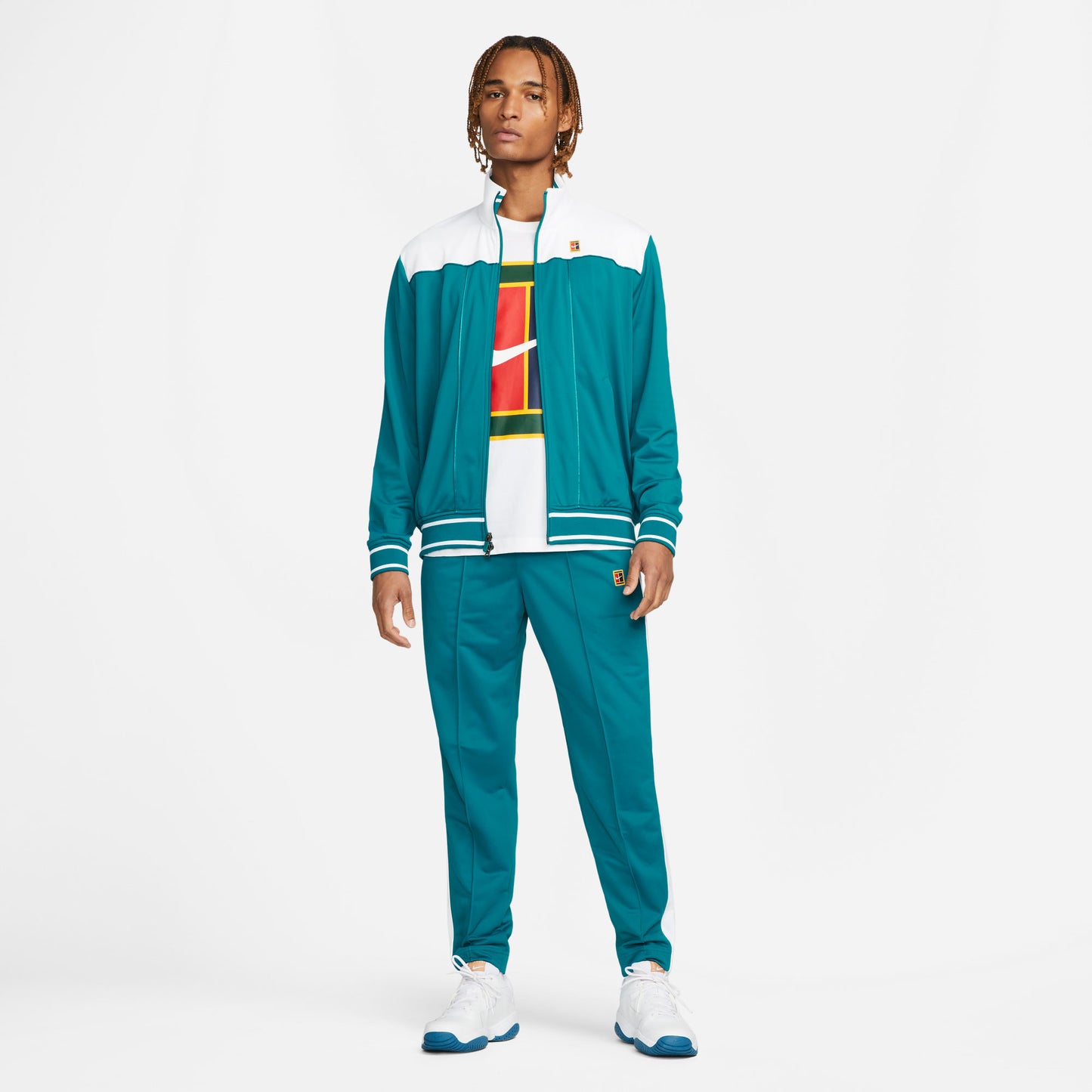 NikeCourt Heritage Men's Tennis Jacket Green (3)